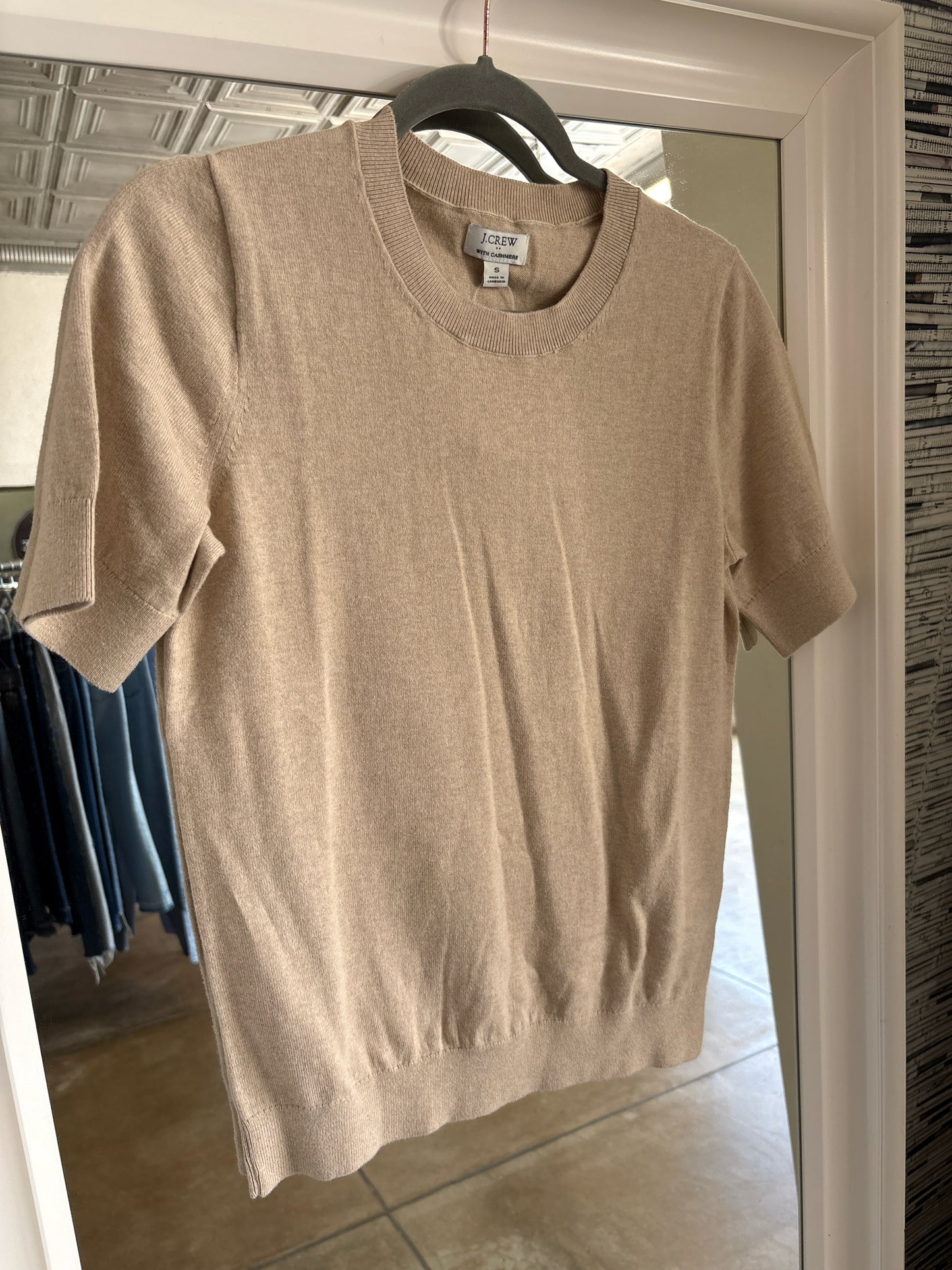 J. CREW Size S Tan Top