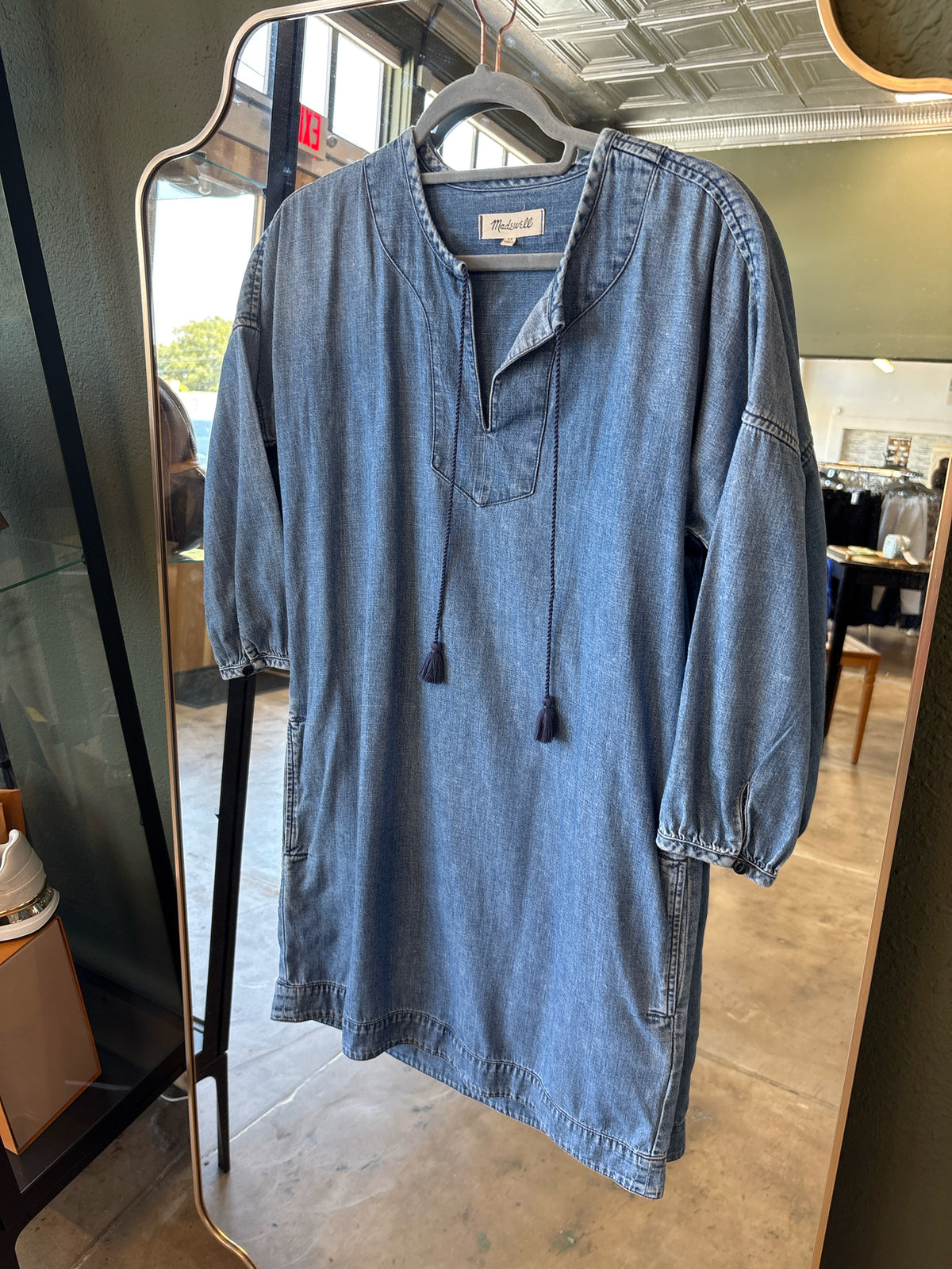 MADEWELL Size XS Denim Top
