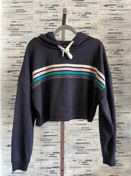 DOUBLJU Blue Stripe Pullover/Hoodie