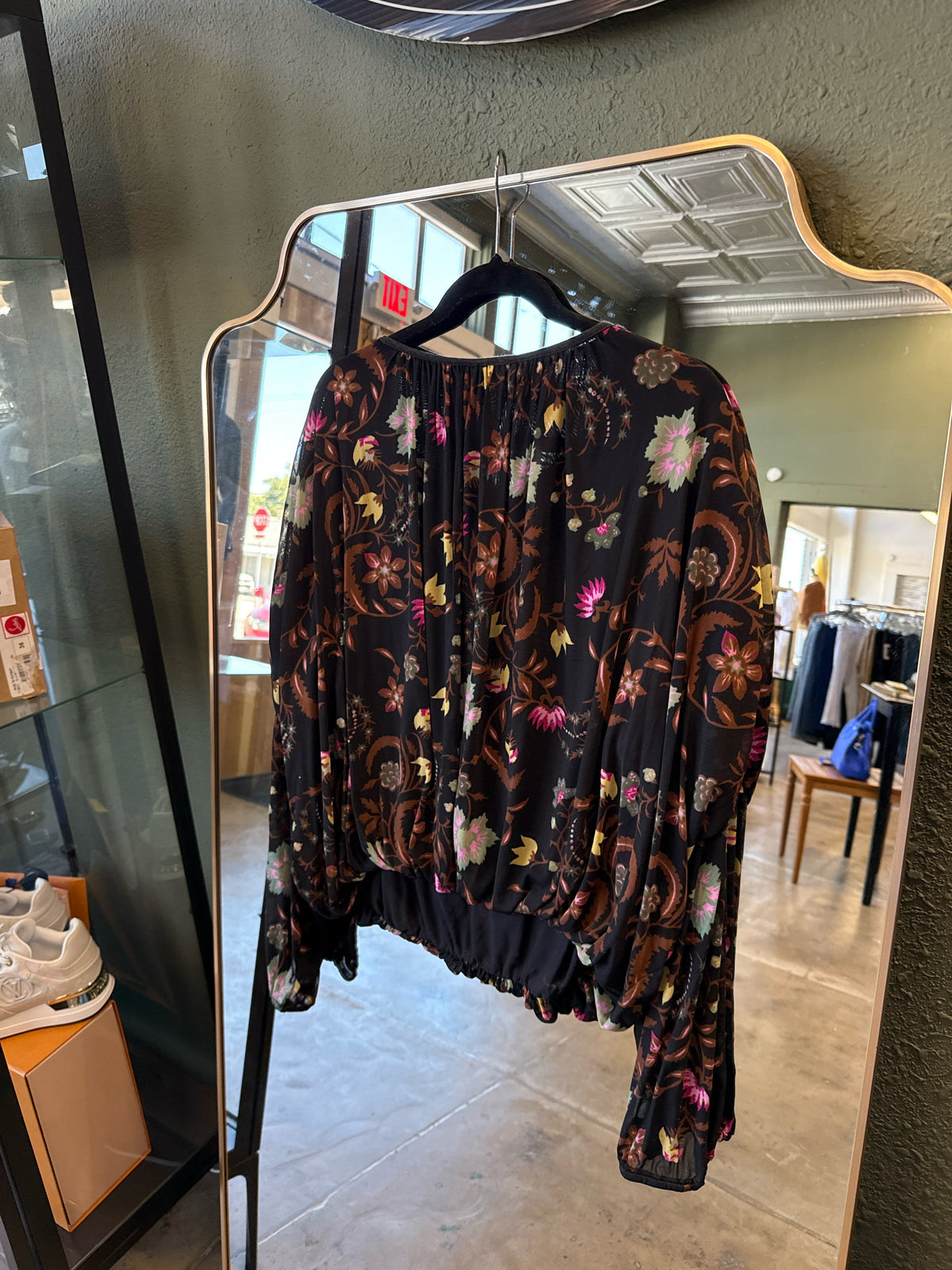 free people Size M Black/Multi Top