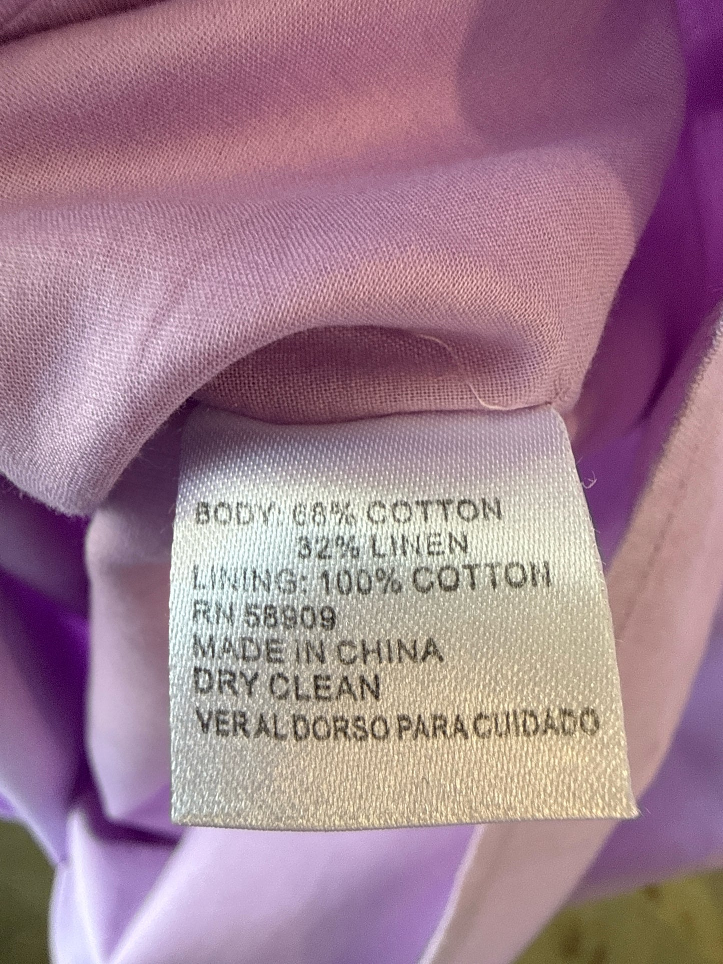 Cremieux Size L Purple Dress