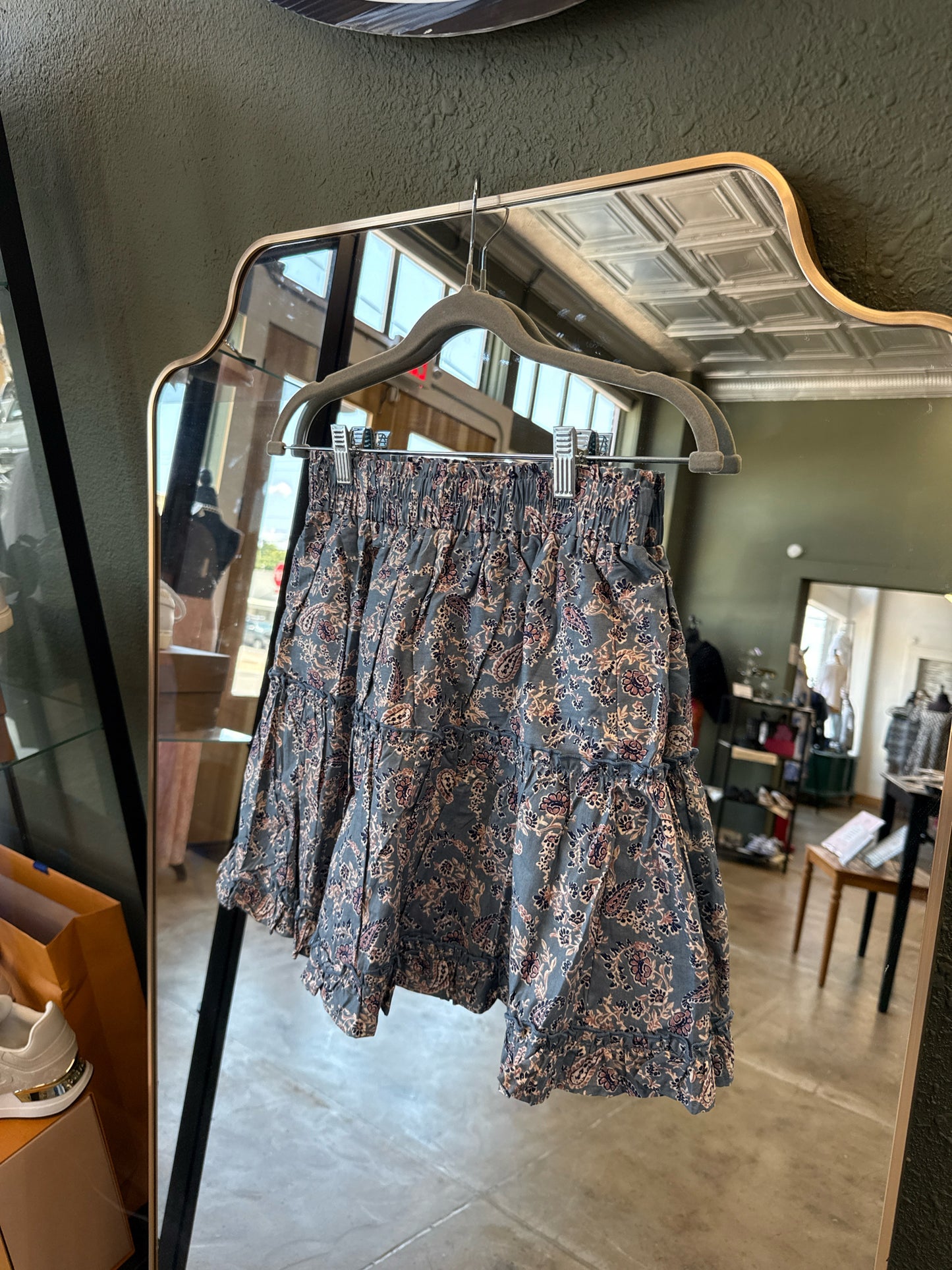 Bishop + Young Size S Blue Skirt