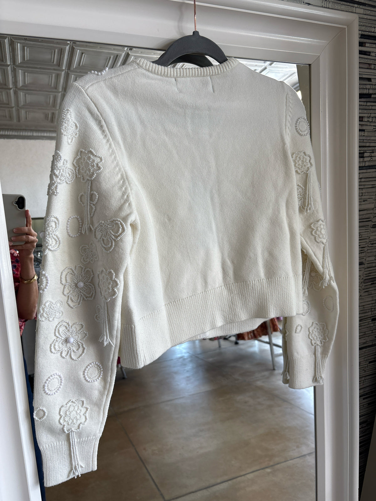Cynthia Rowley Size M White Sweater