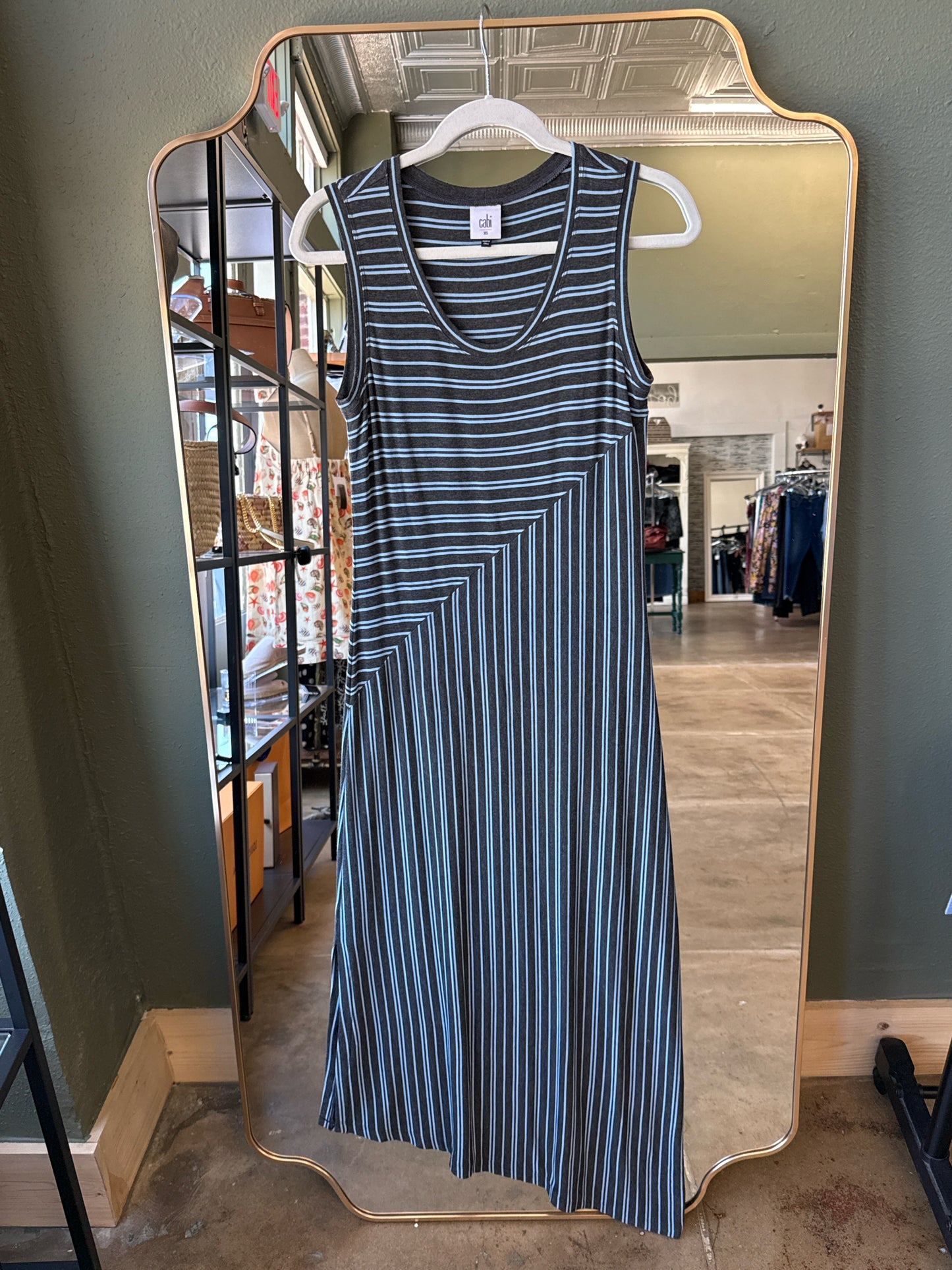 Cabi Size XS Gray/Blue maxi Dress