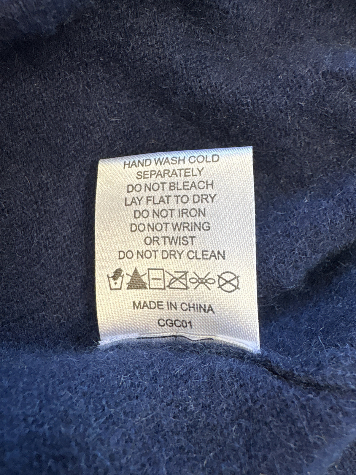 Quince Size S Navy Sweater
