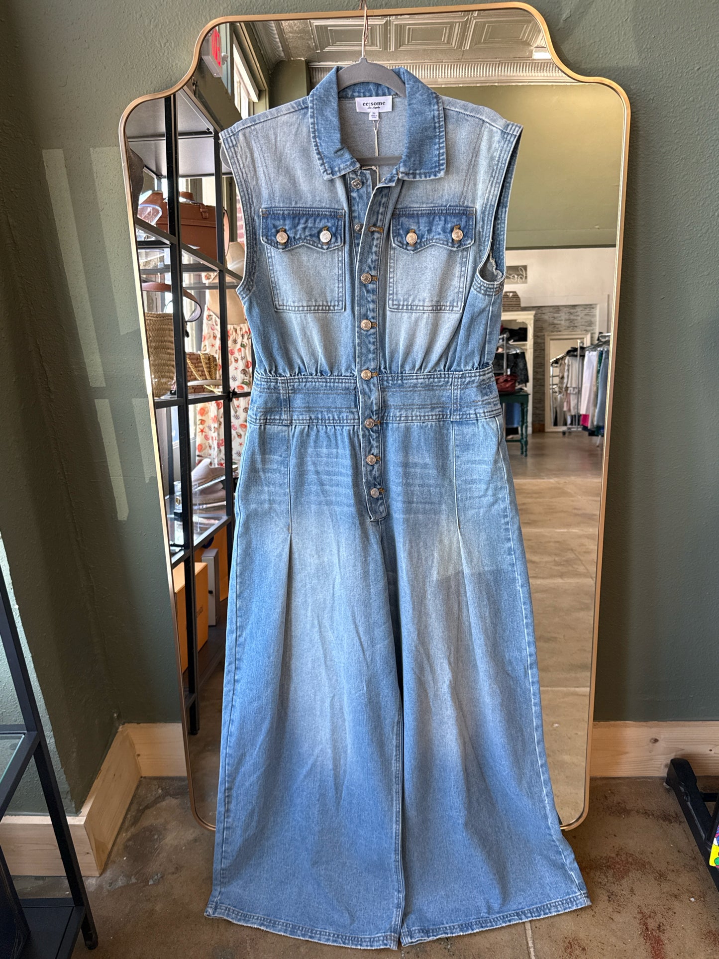 ee:some Size M Denim Romper