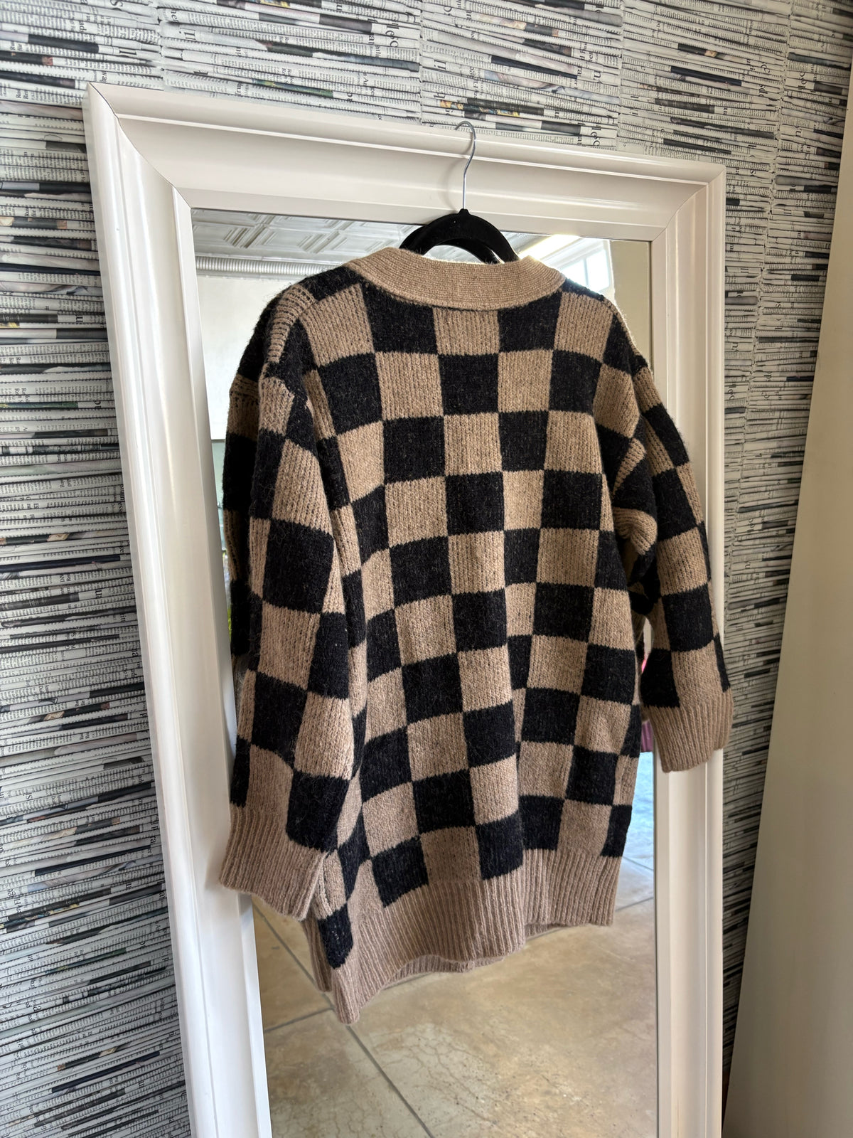 Bluivy Size S/M Black/Brown Cardigan