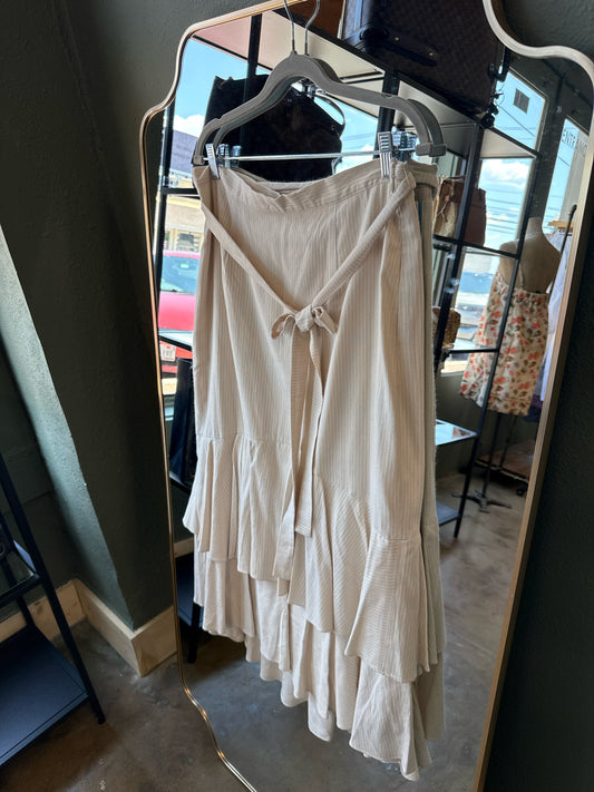 ANTONIO MELANI Size 12 Tan Skirt