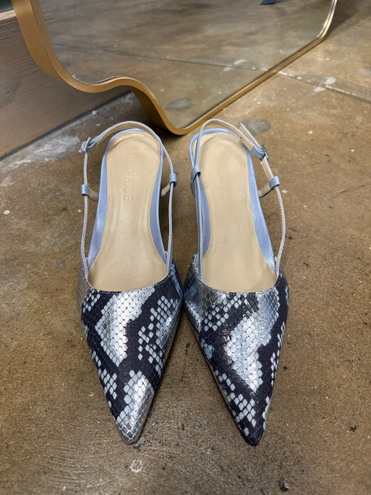 Kiki Price Shoe Size 38.5 Blue Heels