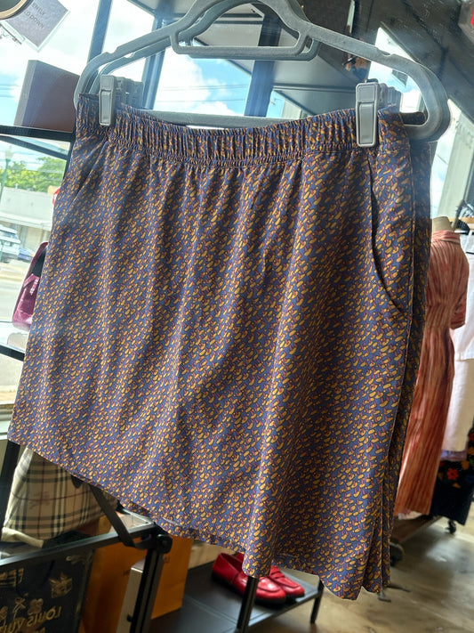 TOAD & CO Size M navy + multi Skort