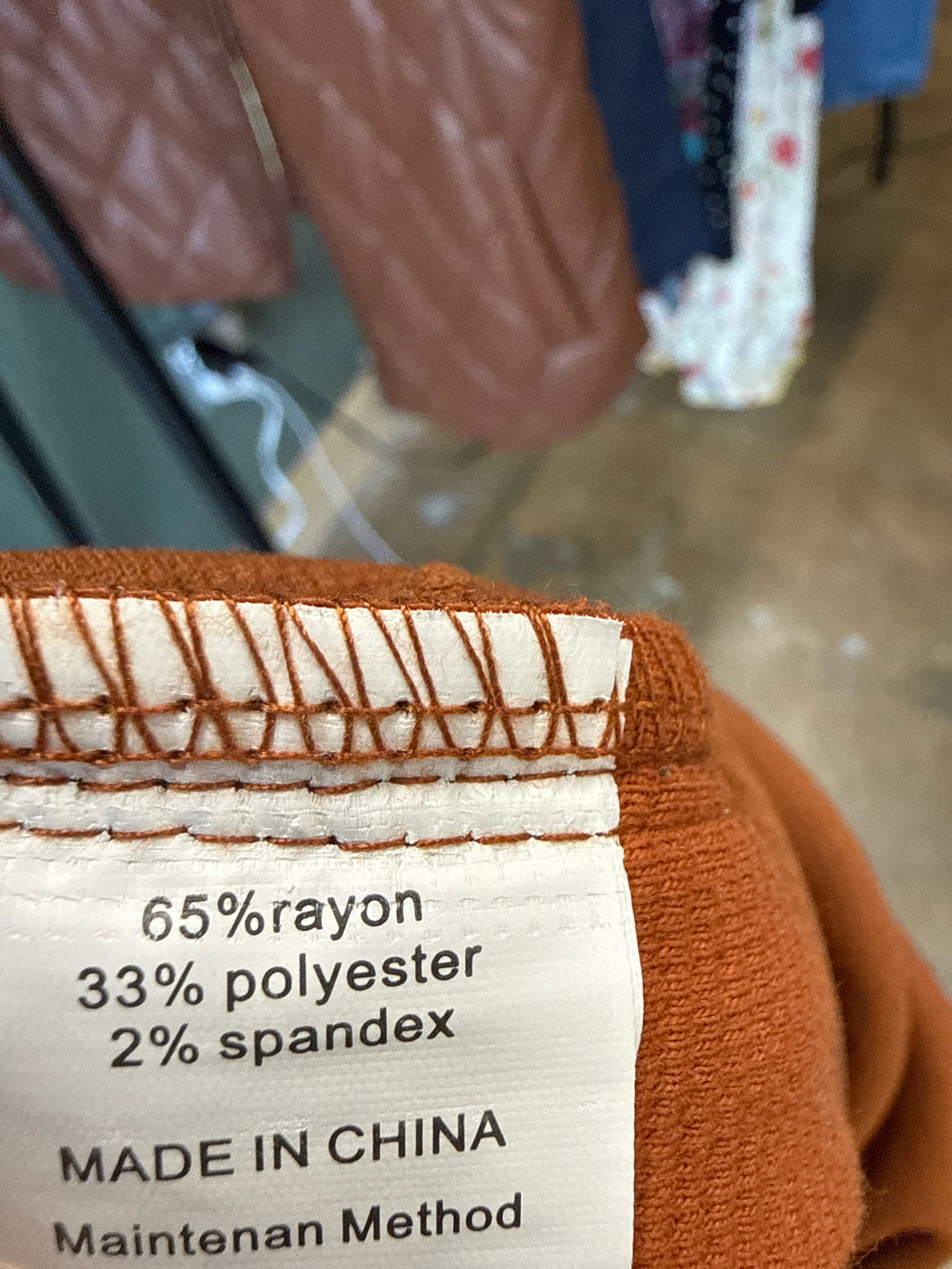 Anrabess Size S Orange Sweatshirt/Hoodie