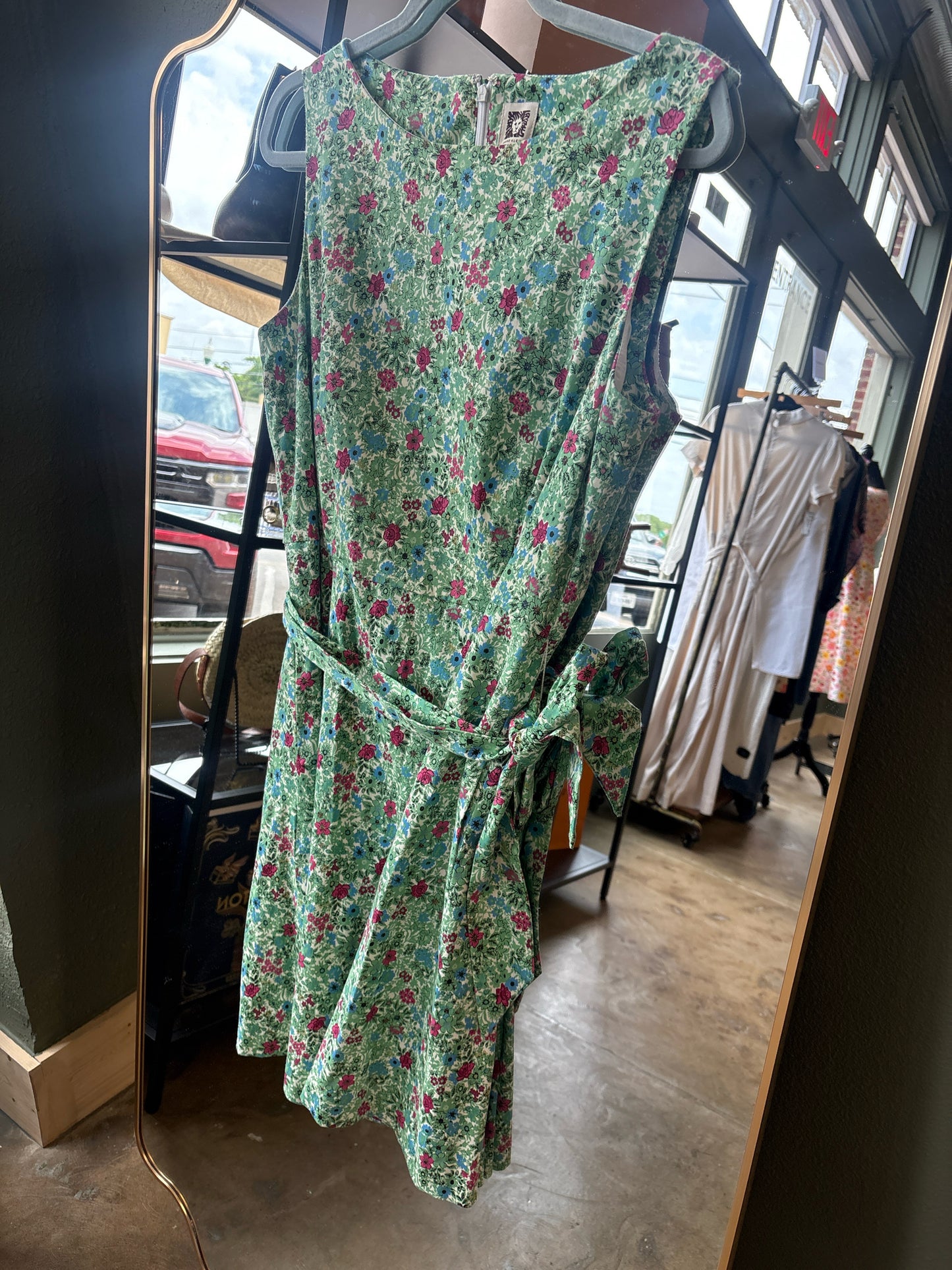 Anne Klein Size 10 green and multi Dress