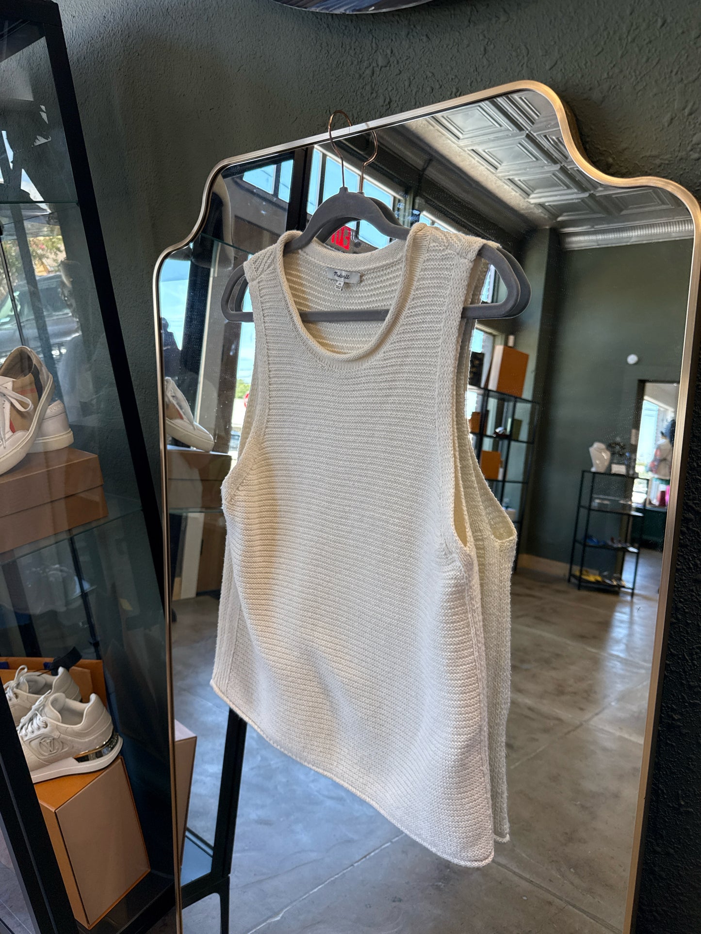 MADEWELL Size XL Cream Top