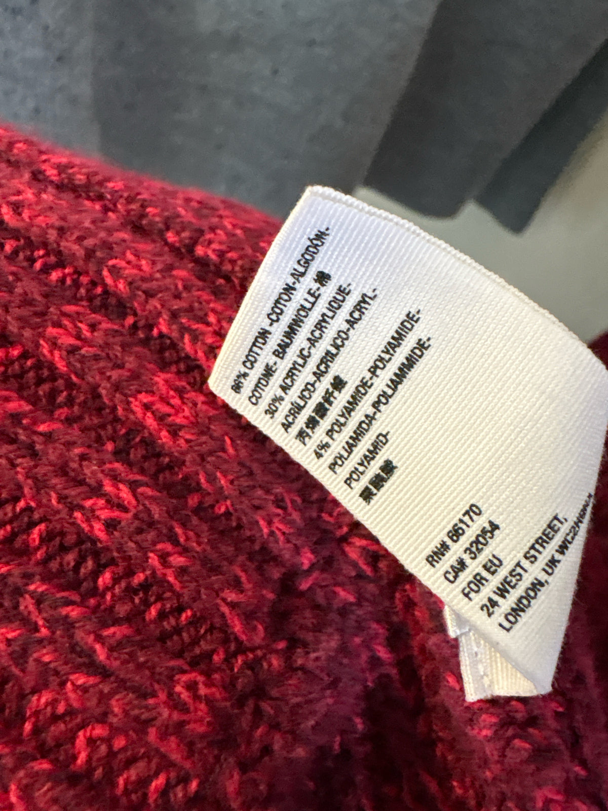 free people Size XS dark red Cardigan