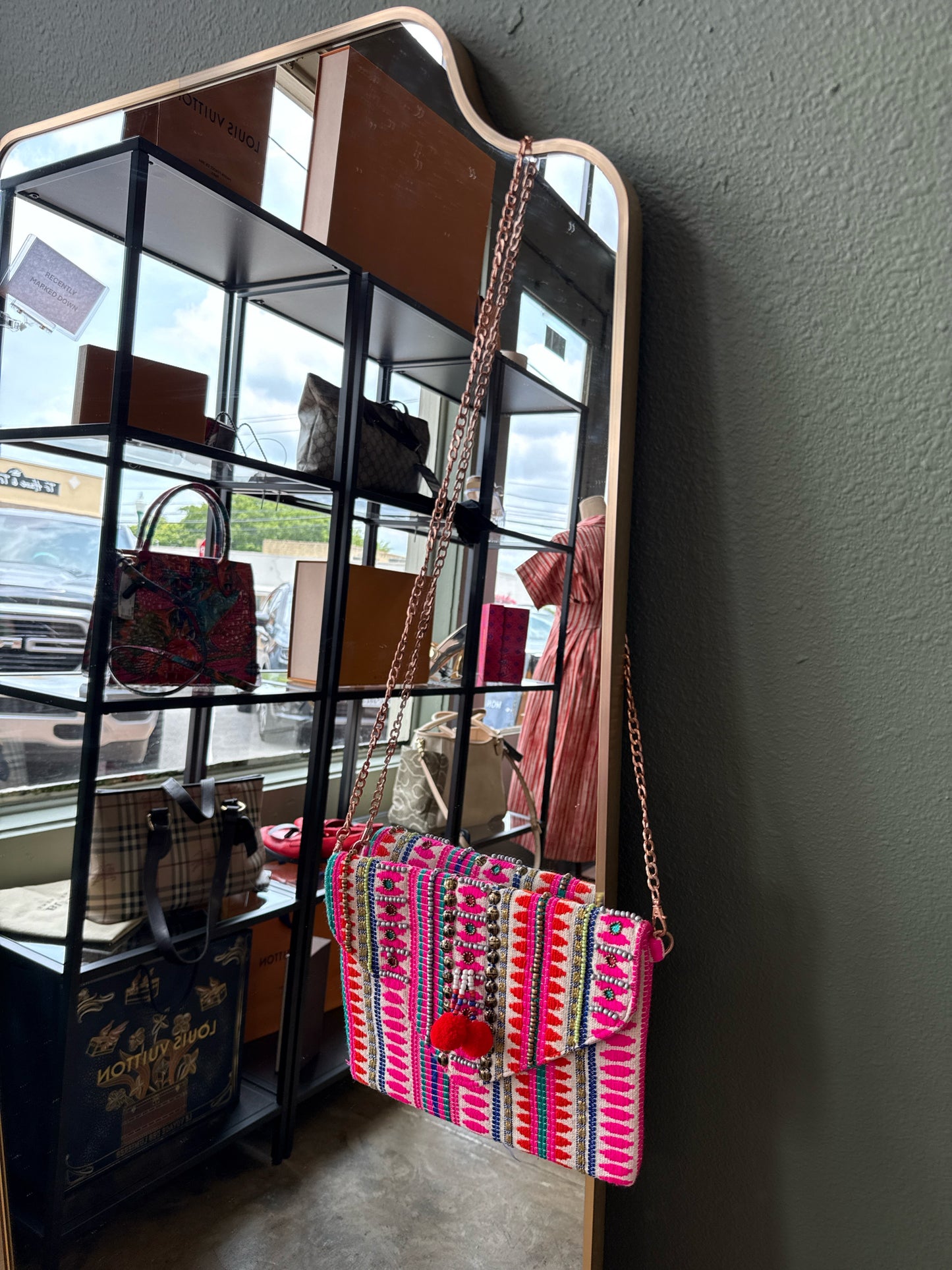 Katydid Pink Purse