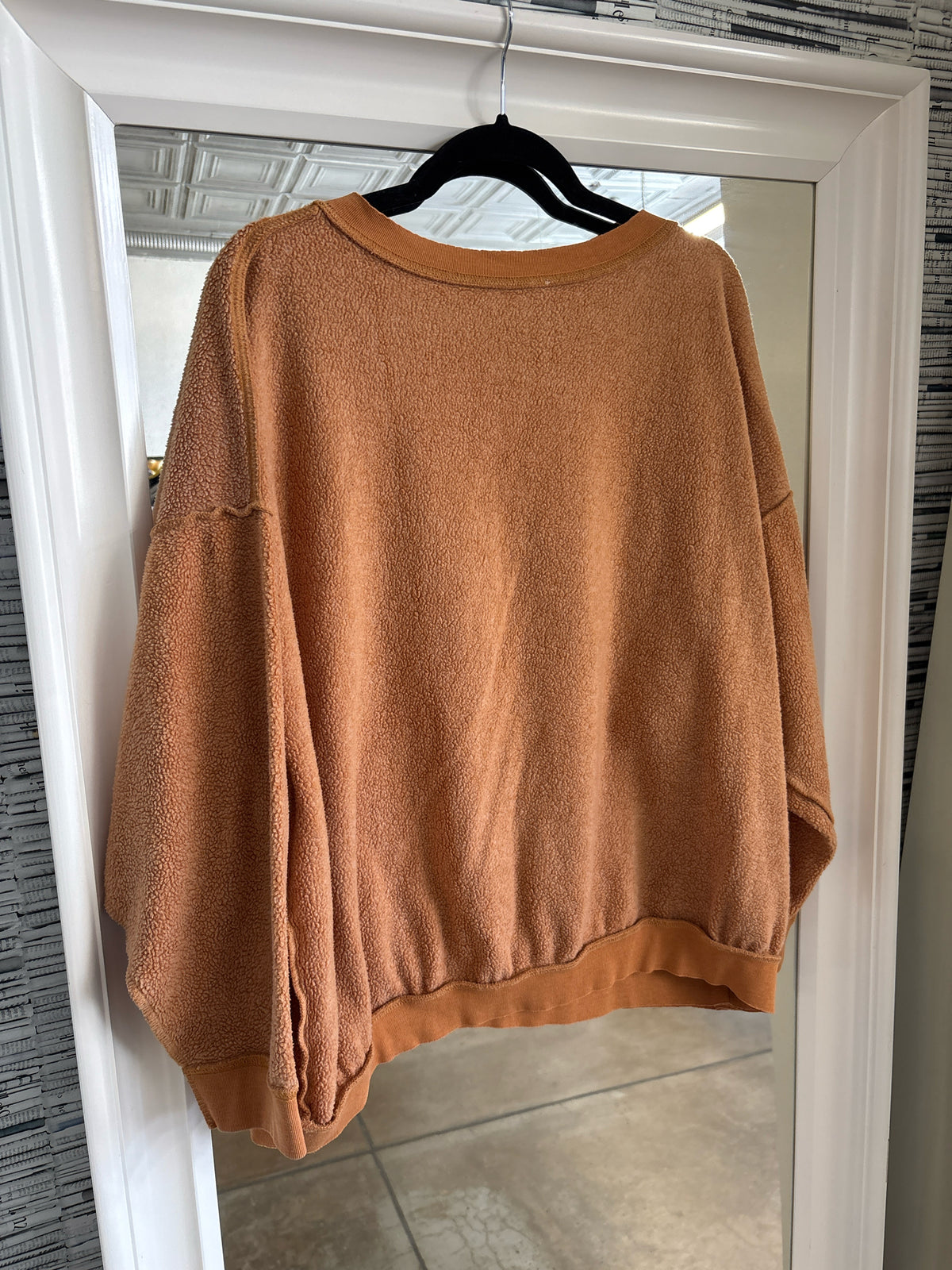 free people Size S Orange Sweatshirt/Hoodie