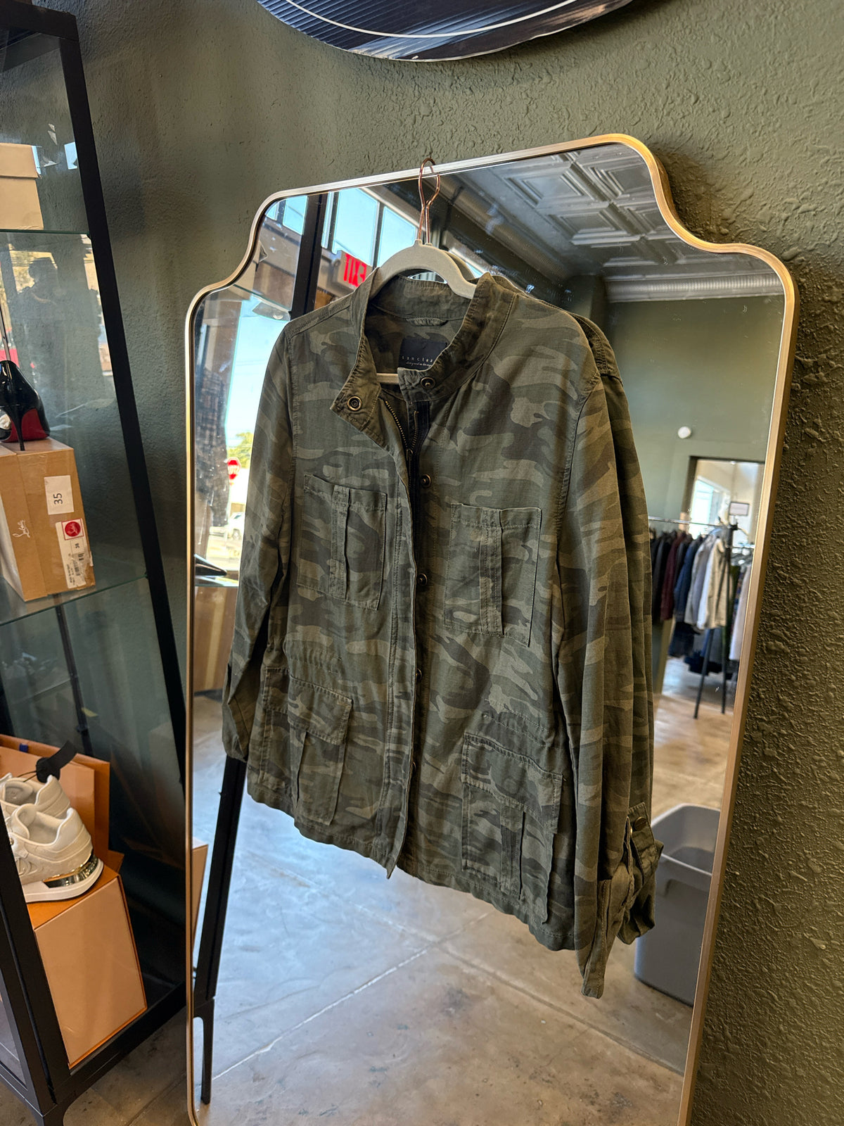 Sanctuary Size M Camo Jacket
