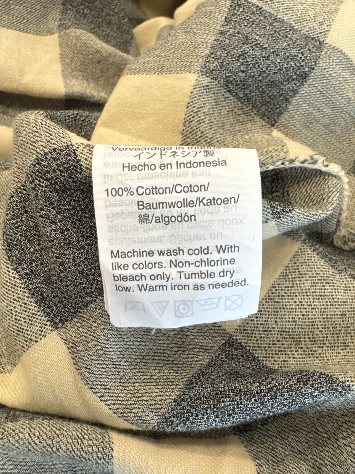 MADEWELL Size S grey/tan Top