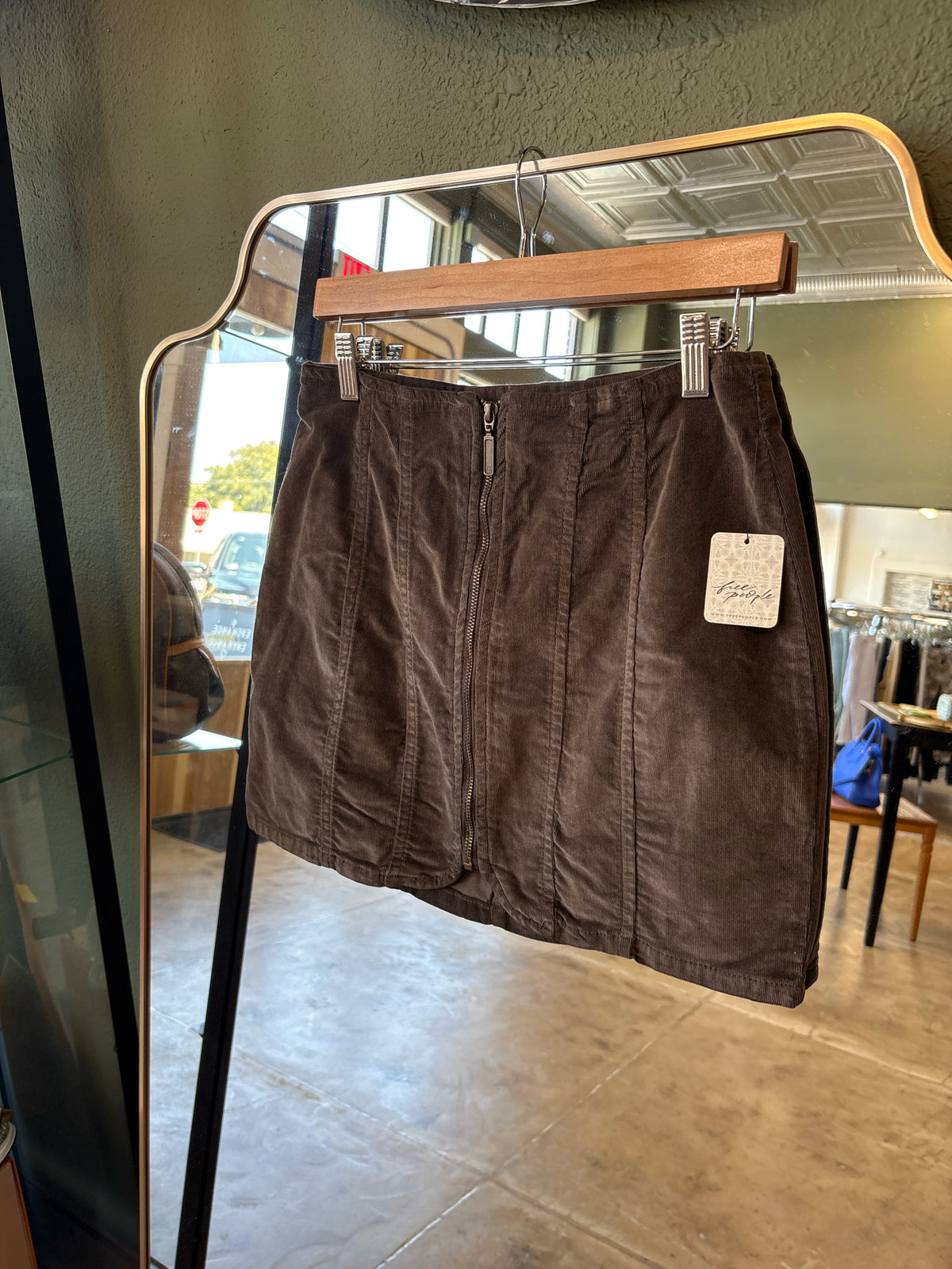 free people Size 6 Brown Skirt