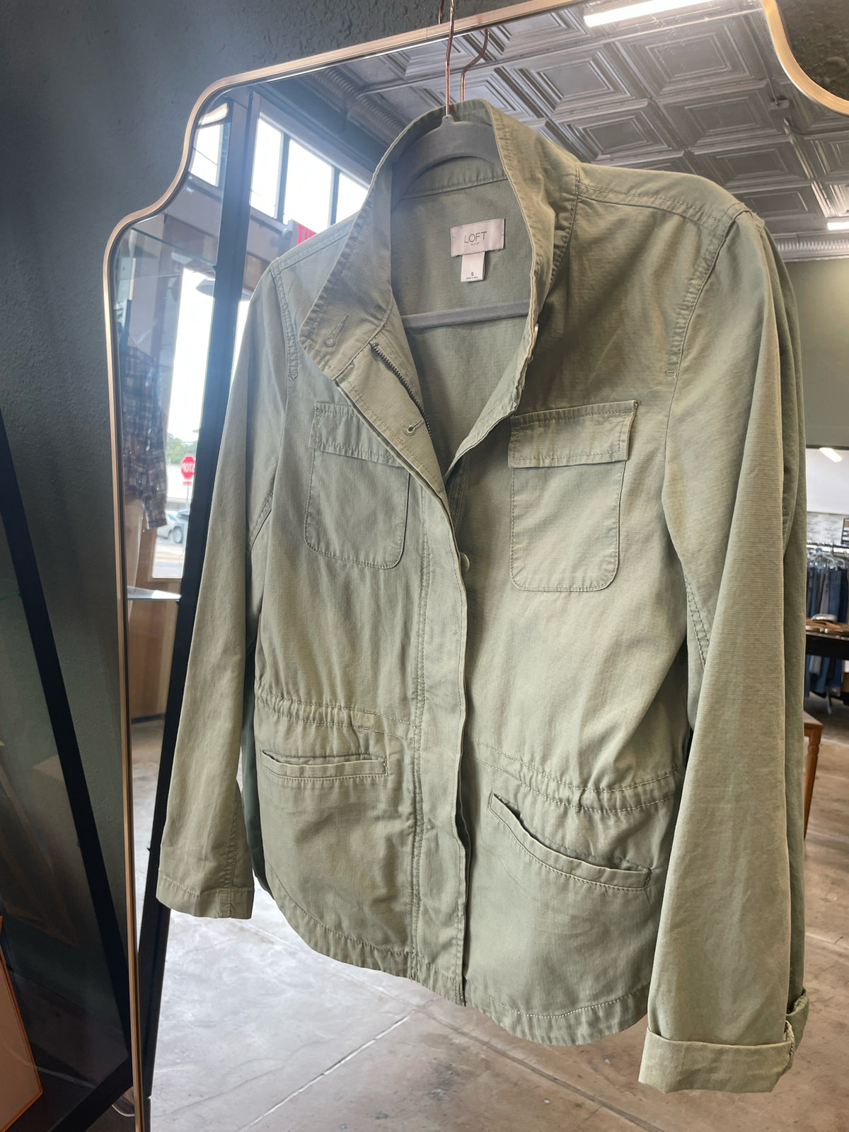 LOFT Size S sage green Jacket