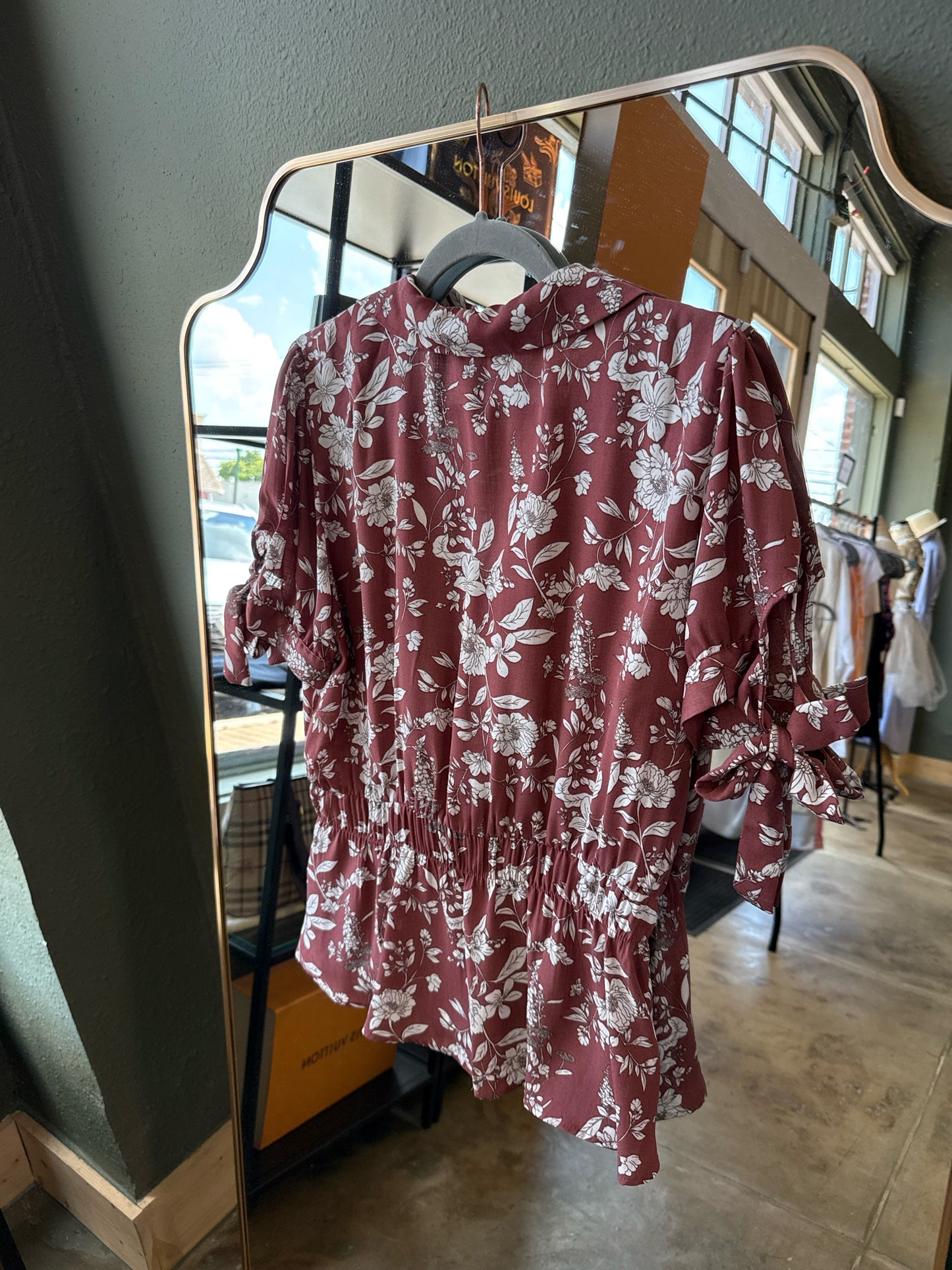 Sweet Rain Size L Rose Top