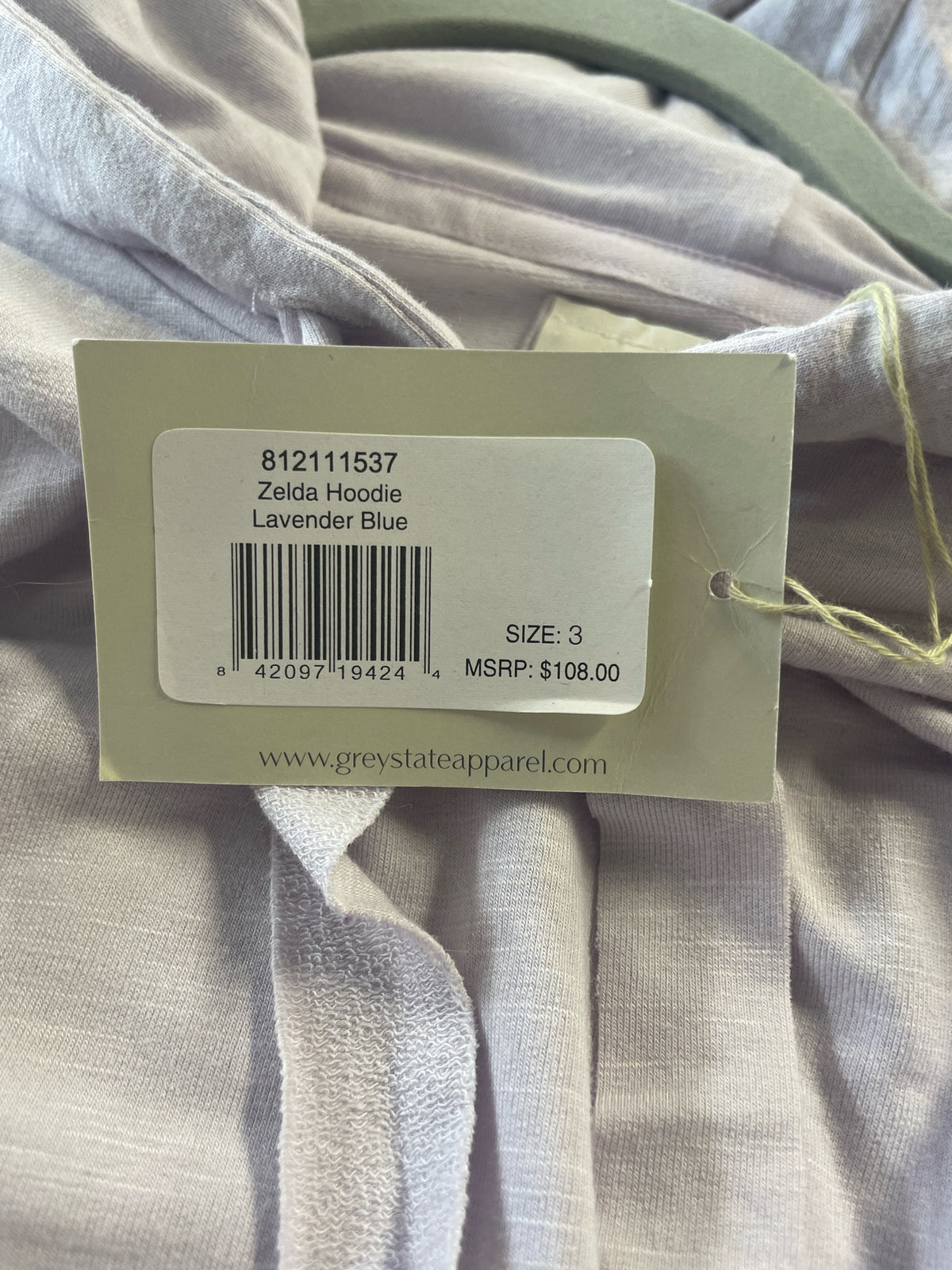 grey state Size 3 Lavendar Pullover/Hoodie