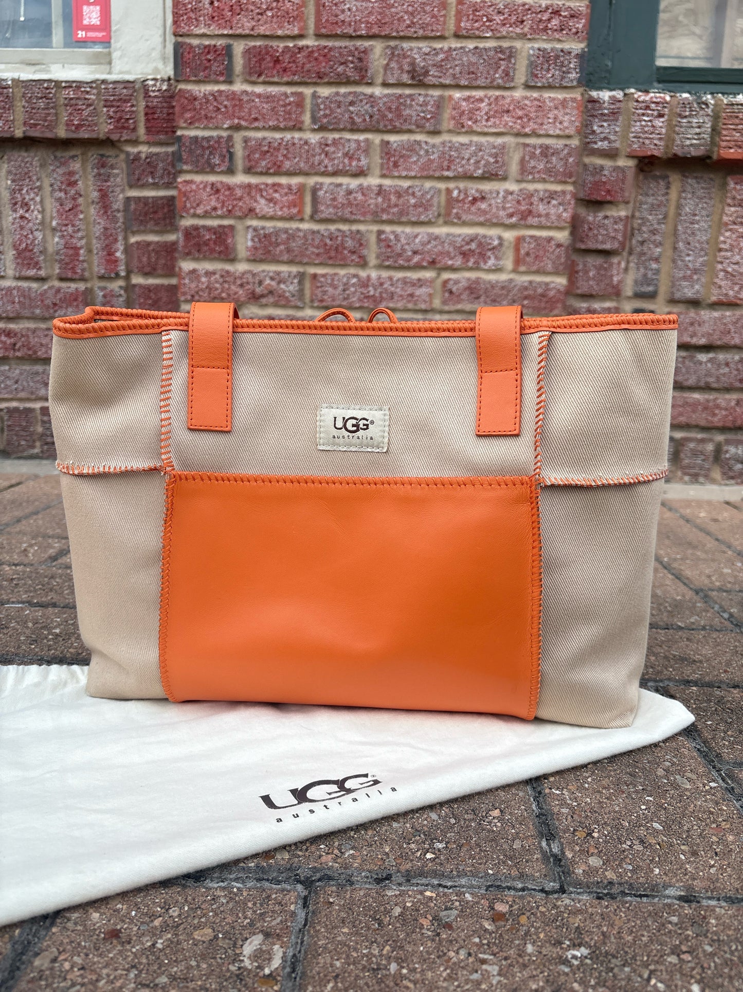 Ugg Tan/Orange Purse