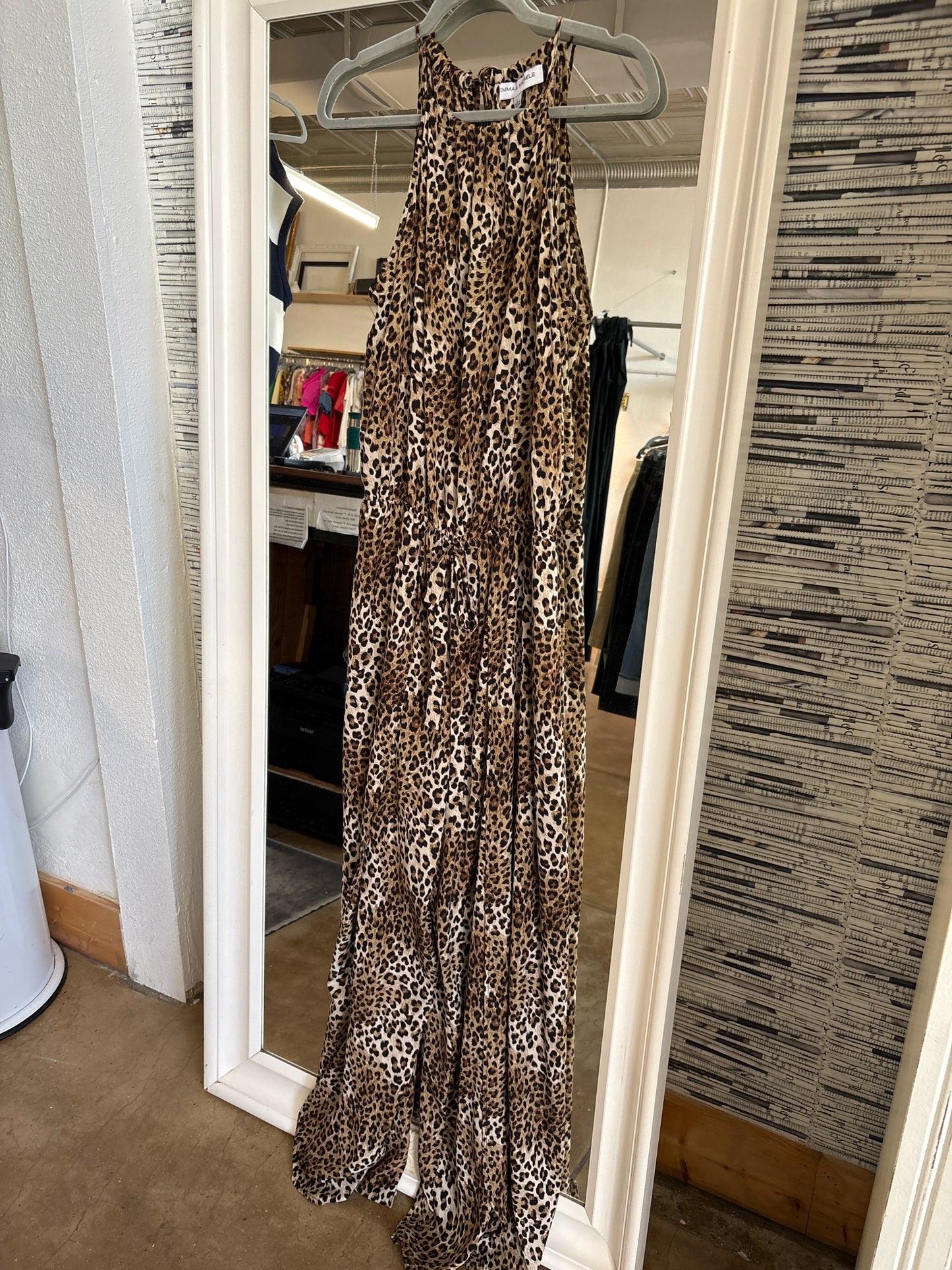 Emma & Michele Size L Leopard Romper
