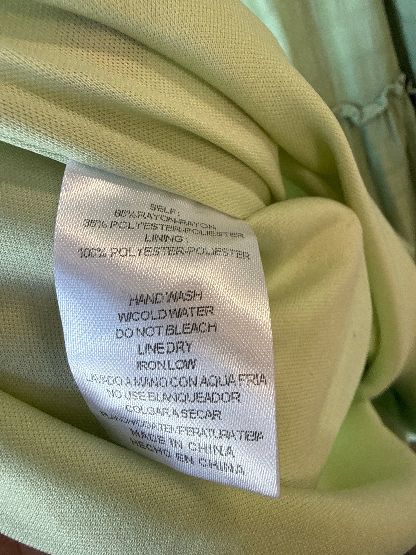 & Merci Size M Green Dress