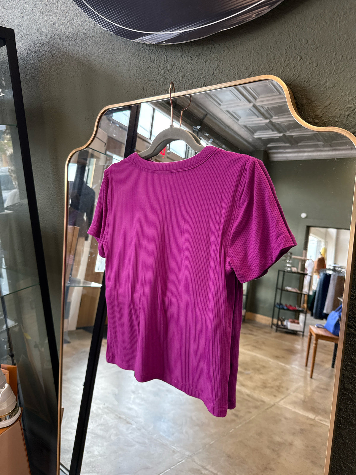 Lou & Grey Size L Purple Tee