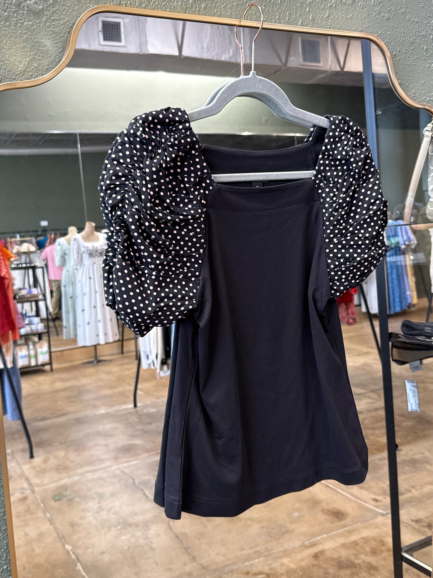ANN TAYLOR Size XSP Black Top