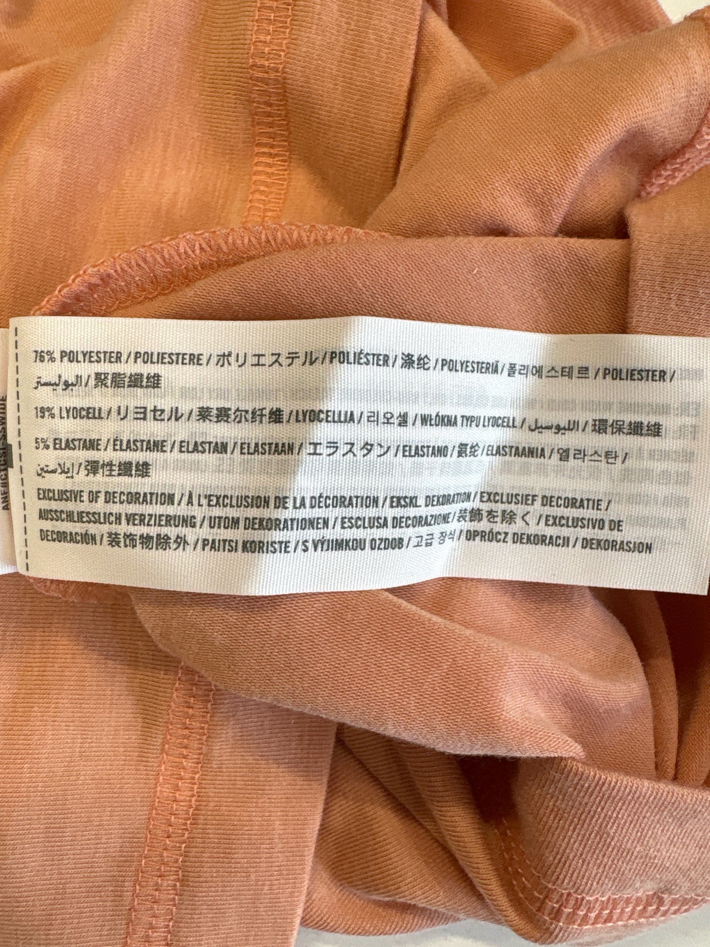 Abercrombie & Fitch Size L Peach Top