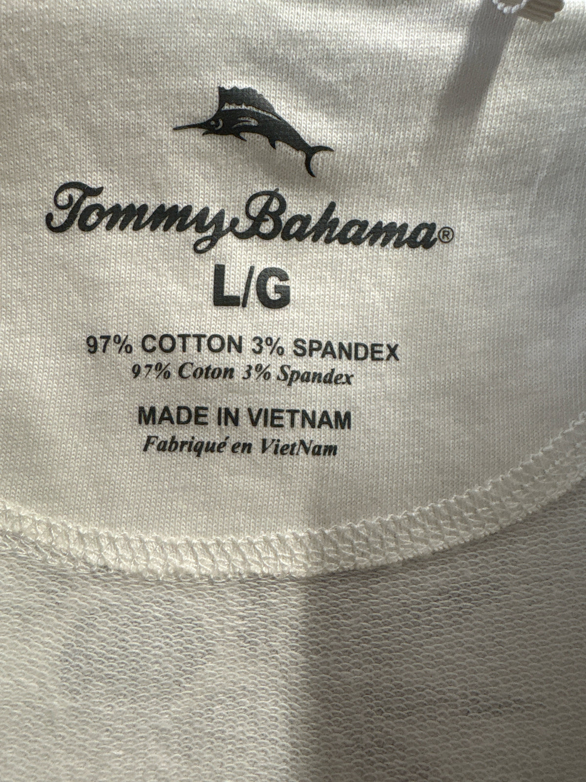 Tommy Bahama Size L gray print Longhorn Pullover/Hoodie