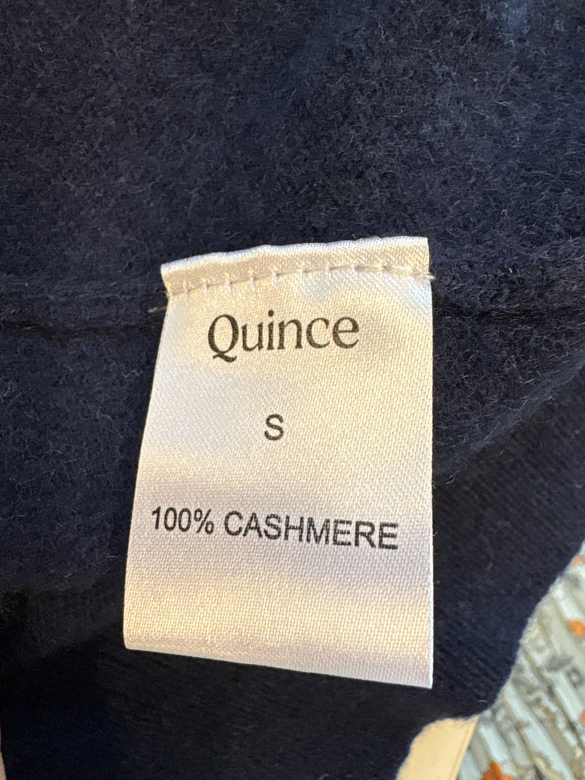 Quince Size S Navy Sweater