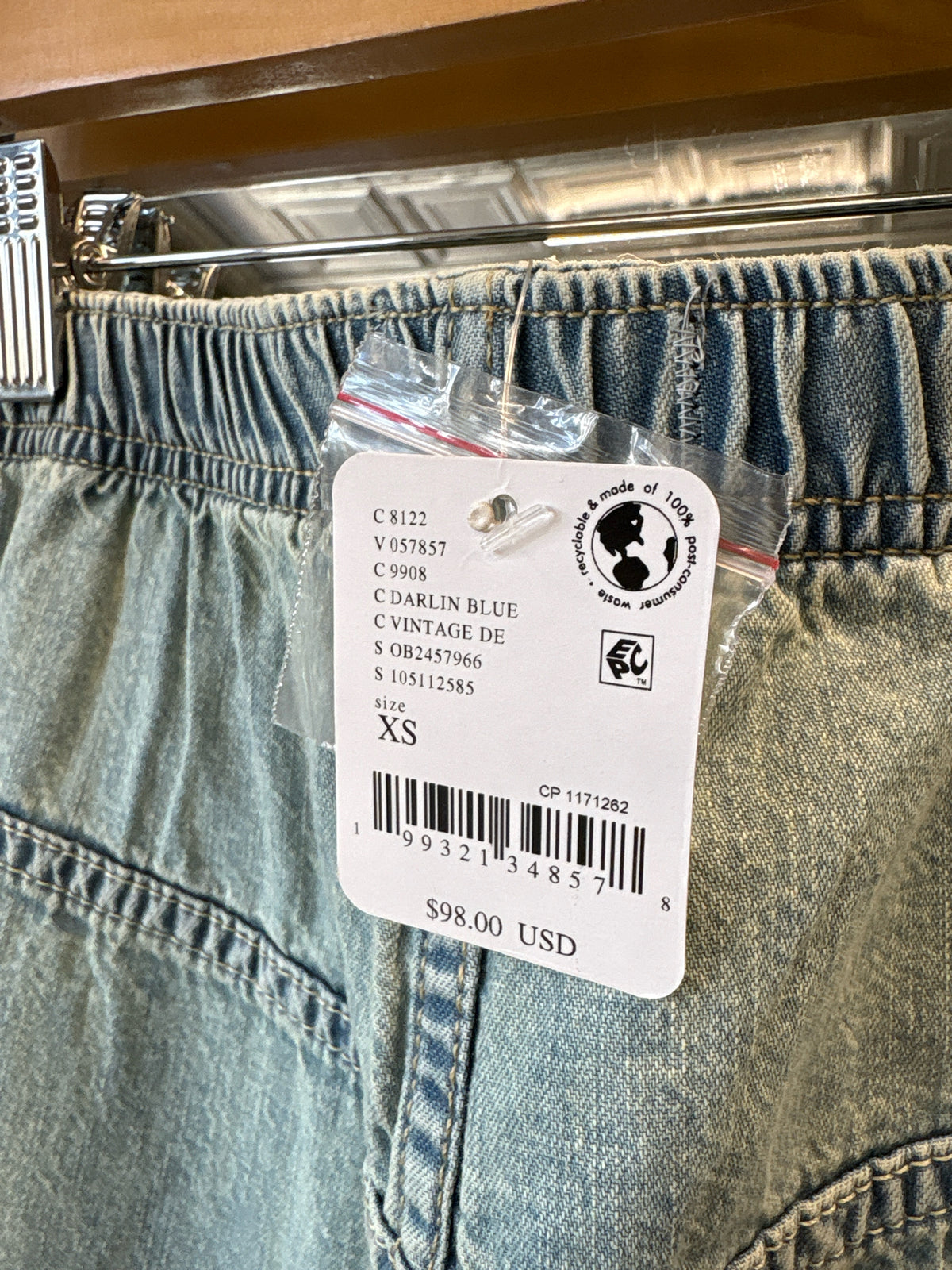 We The Free Size XS Chambray Pants