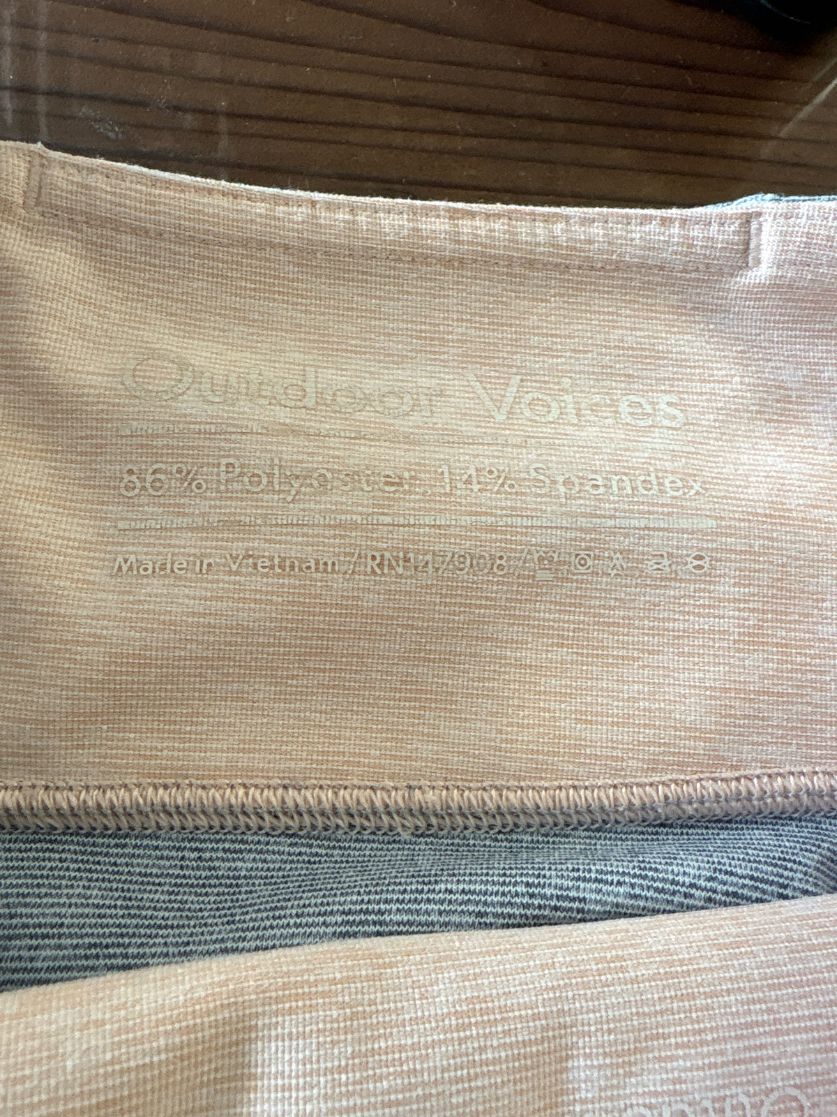 outdoor voices Size S Blue & Pink Legging