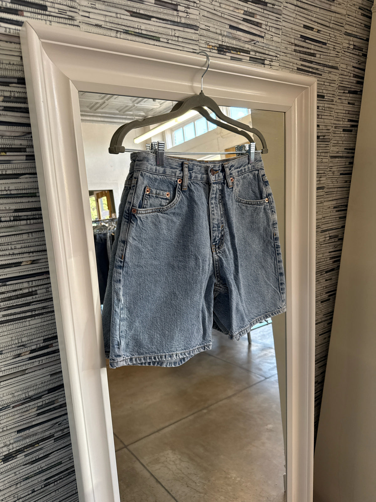 topshop Size 6 Denim Shorts