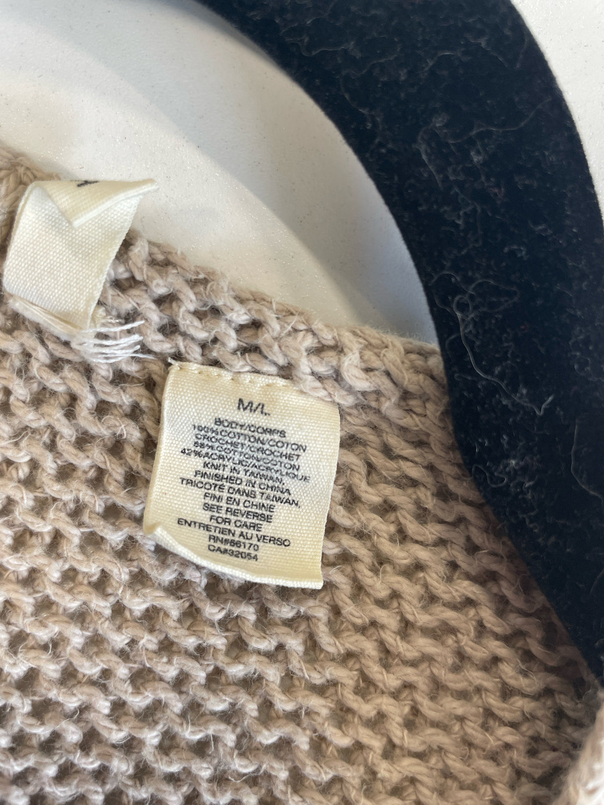 Moth Size M Tan Sweater