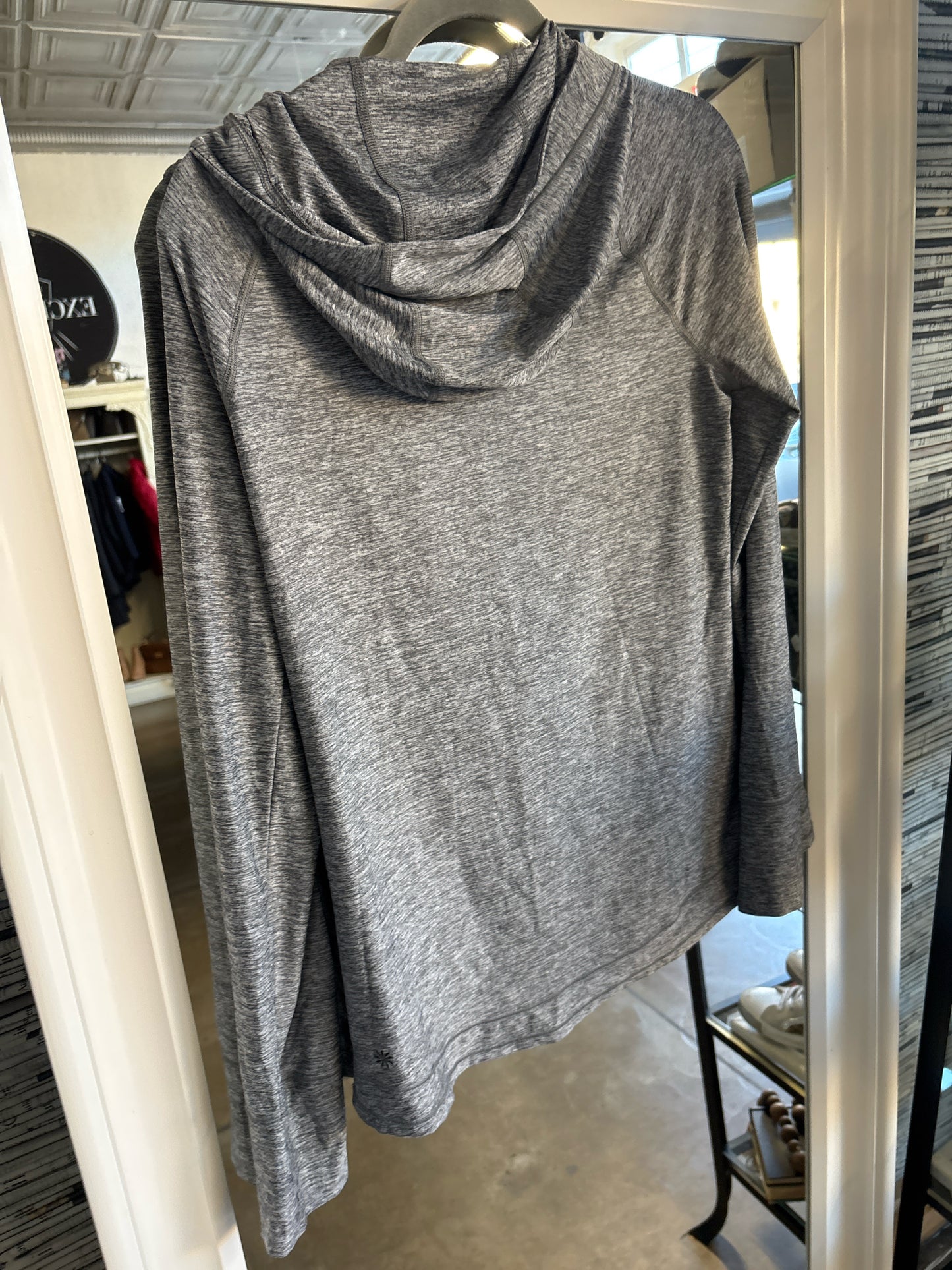 ATHLETA Size S Gray Striated Jacket