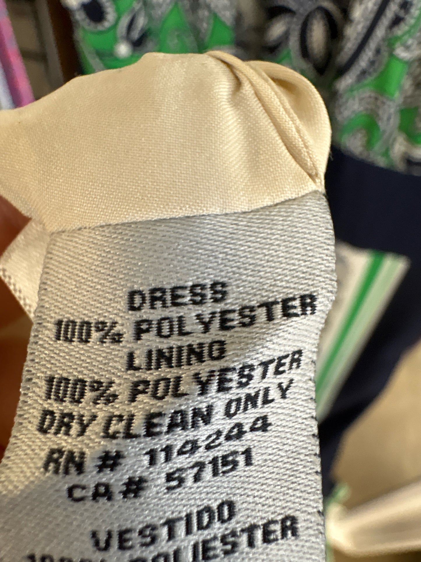 Eliza J Size 12 navy + green Dress