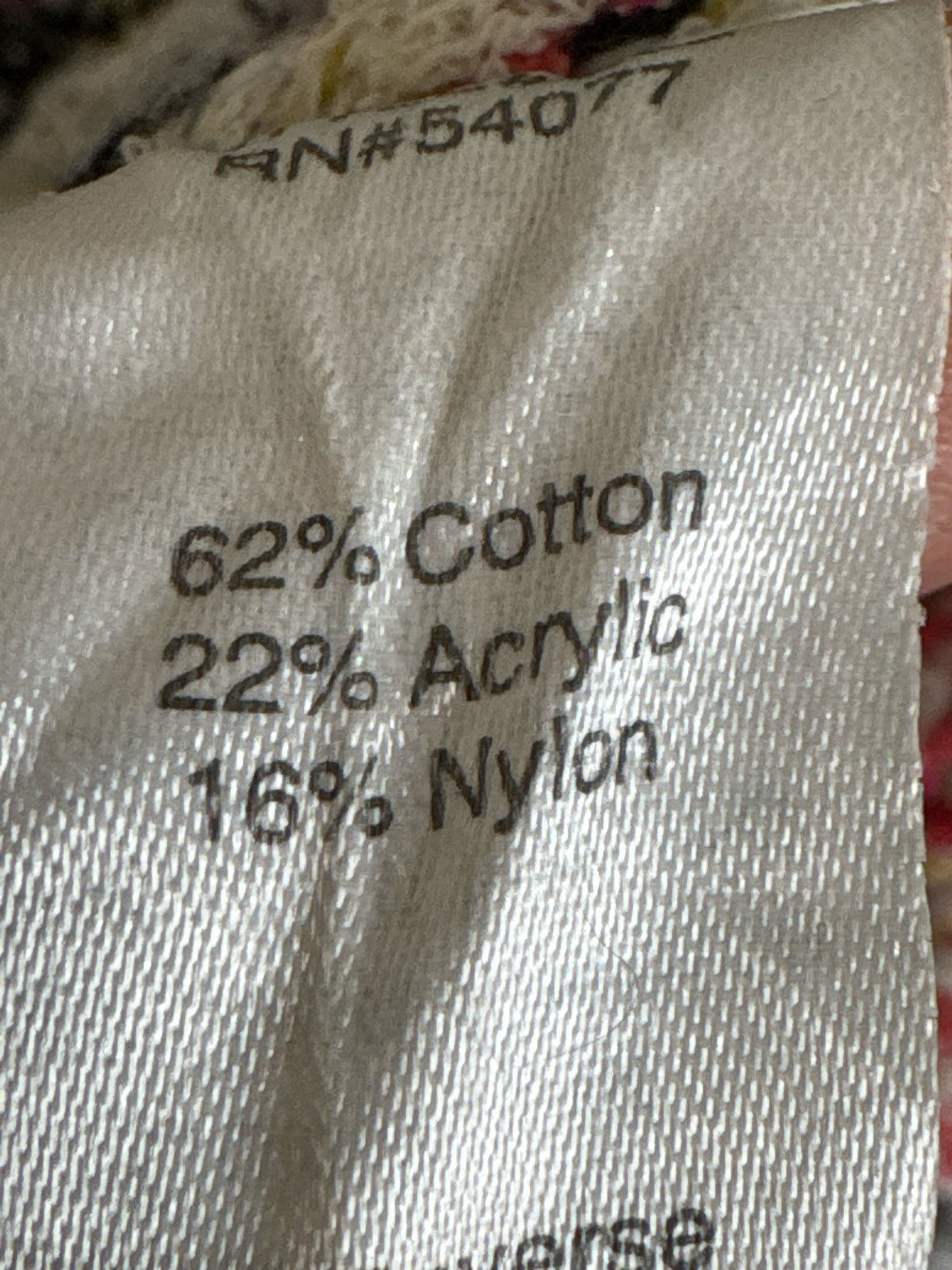 Carol Anderson Size M Black/Cream Knit Cardigan