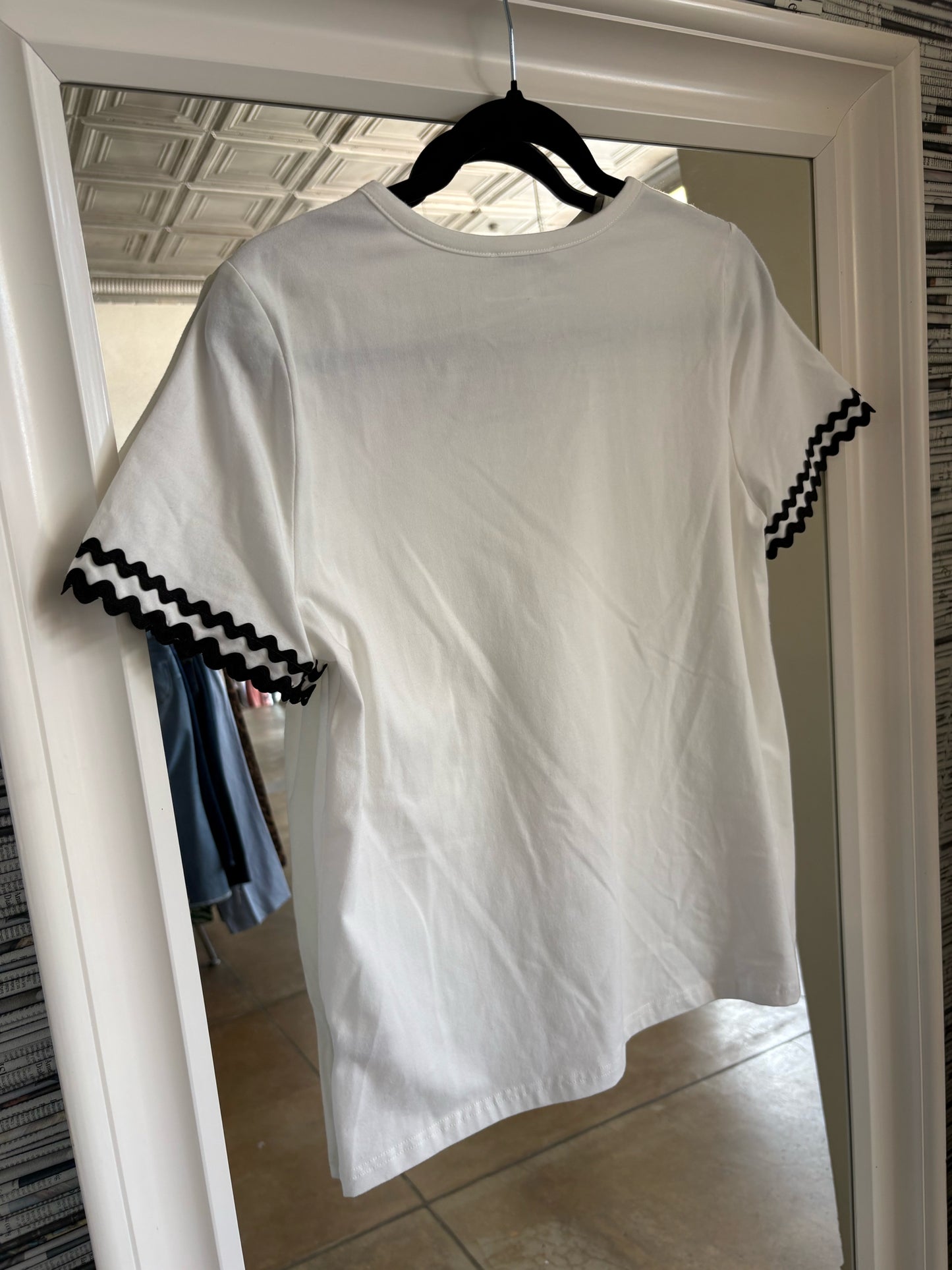 staccato Size S White + Black Top