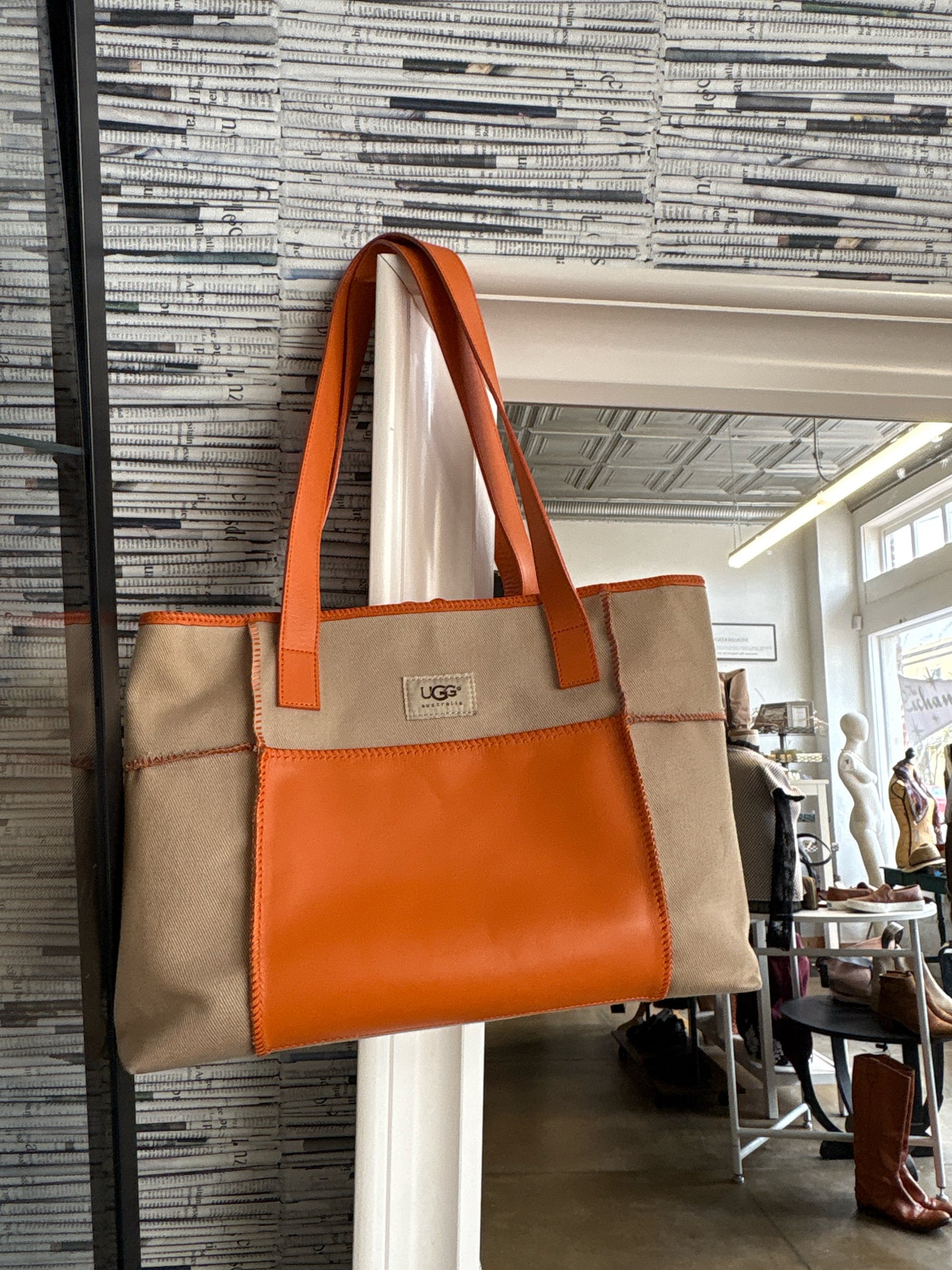 Ugg Tan/Orange Purse