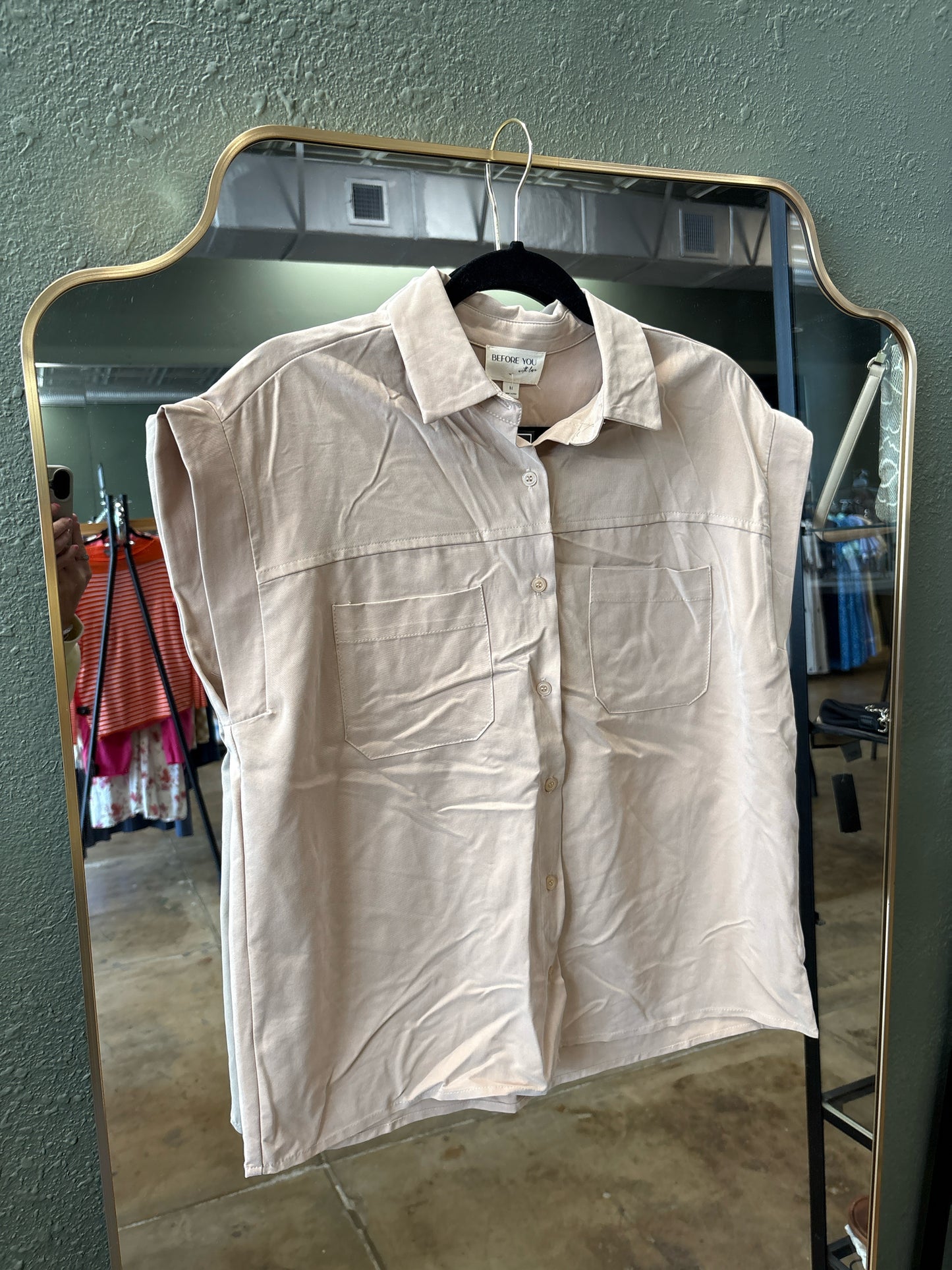 Before you Size M Brown Top