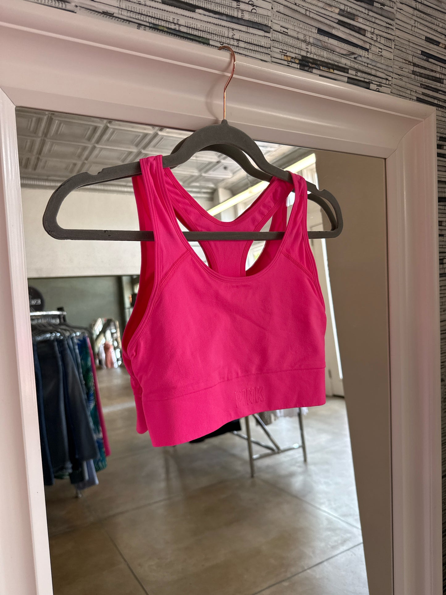 PINK Size M Pink Sportsbra