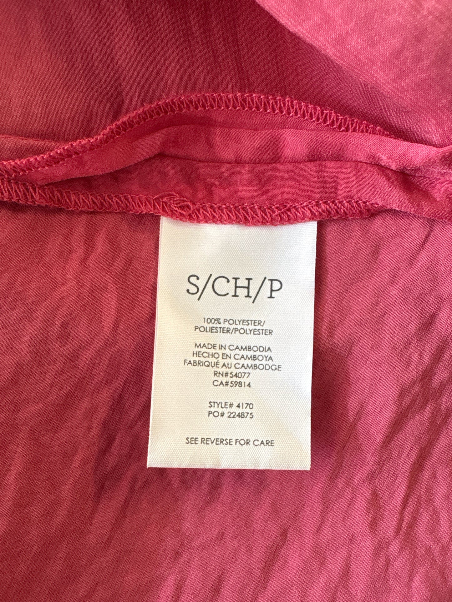 Cabi Size S Hot Pink Top