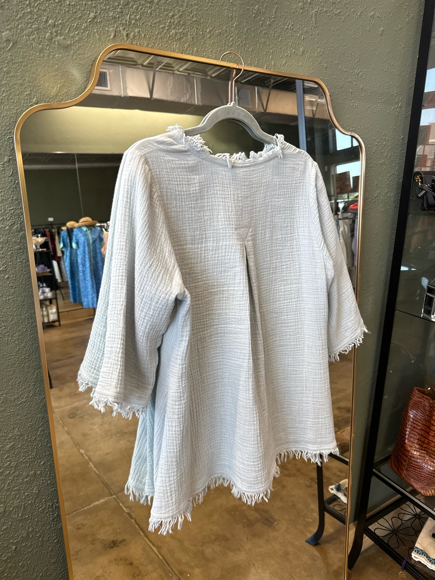 Lindi Size S Light Blue Top