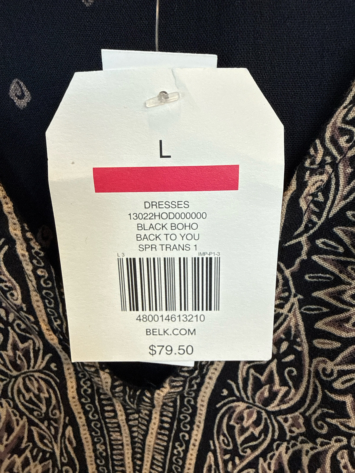 Wonderly Size L Navy Dress
