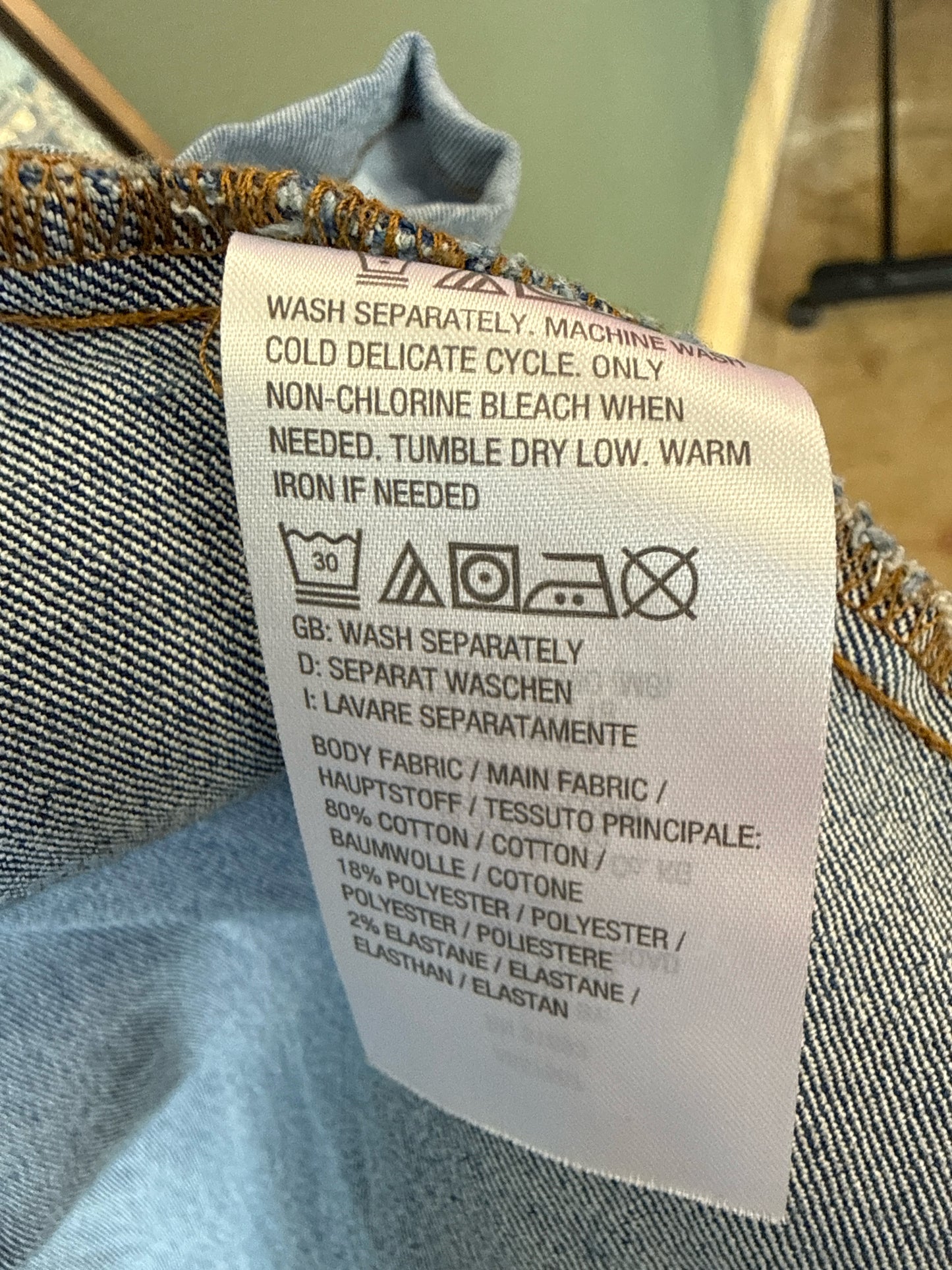D&Co Size 1X Denim Jacket