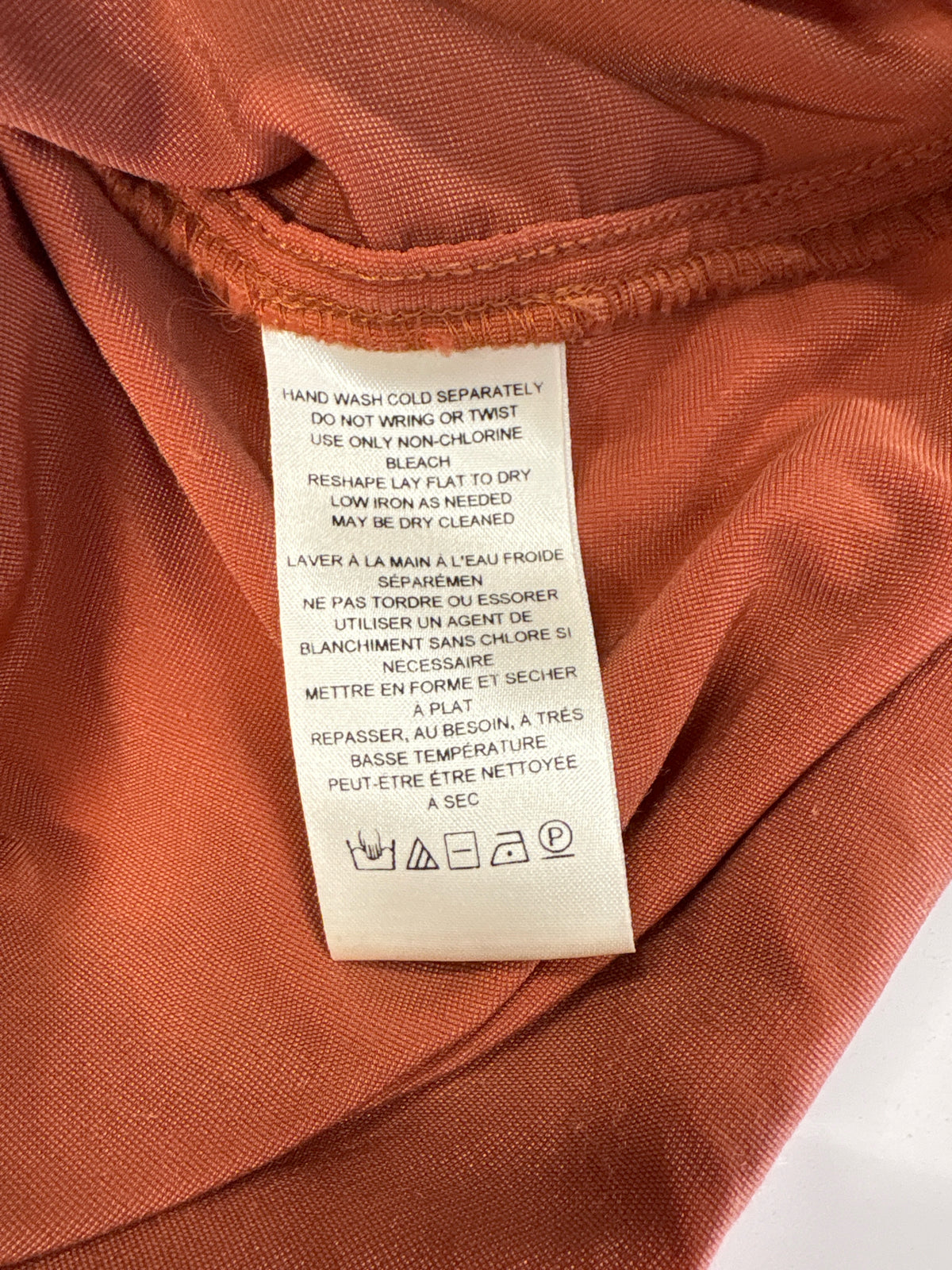 Pilcro Size S Burnt Dark Orange Top
